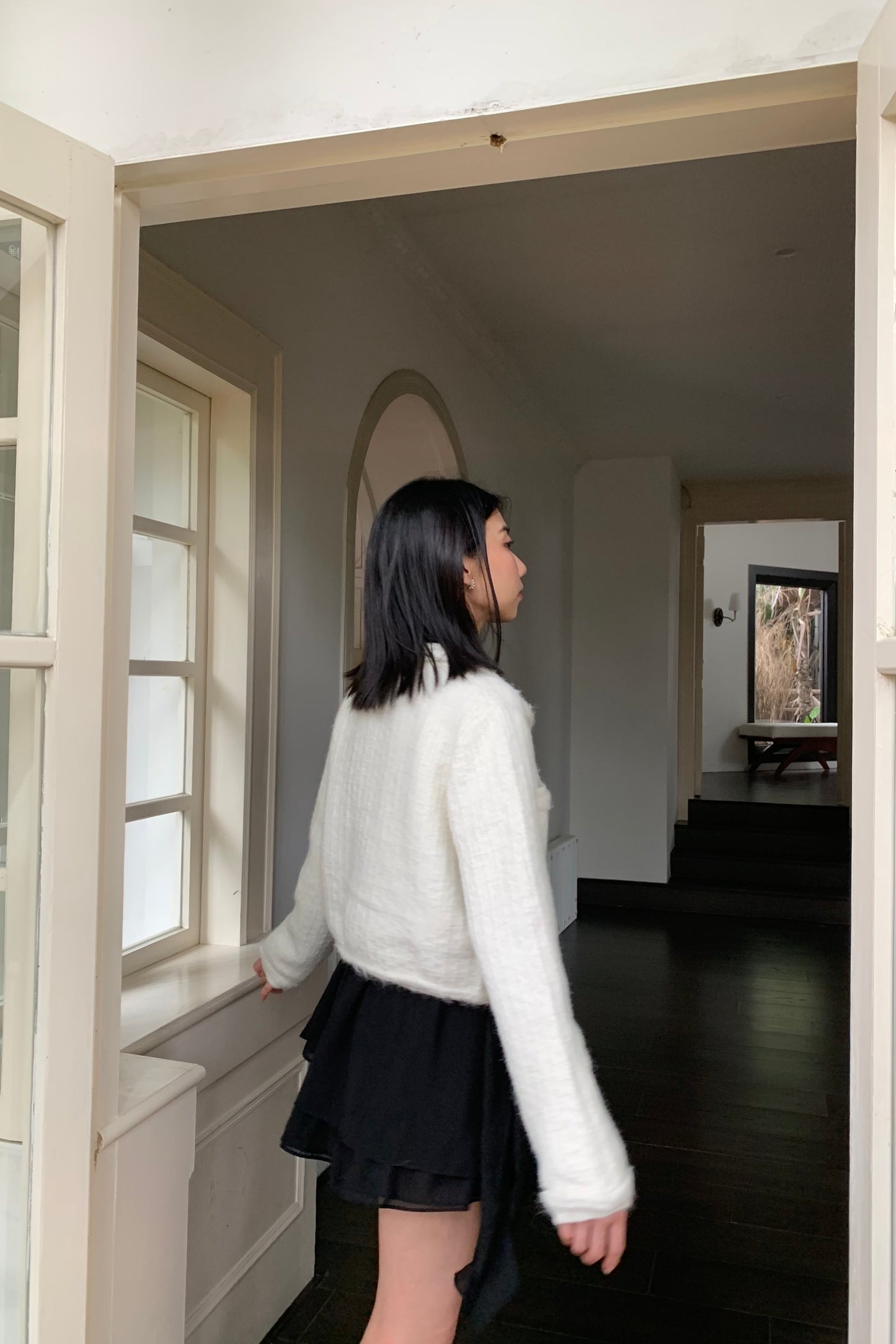 𝐍𝐨𝐯 Textured Cropped Cardigan 【Light-wool】