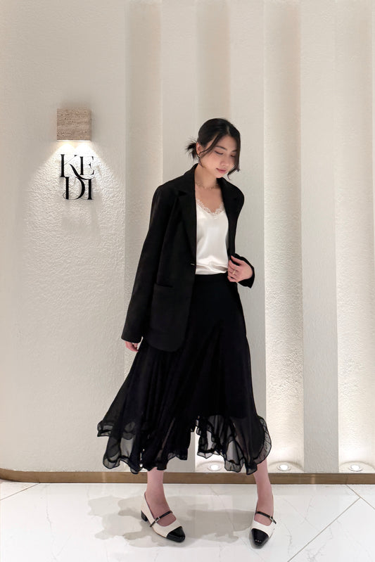 𝐌𝐚𝐫🇰🇷【大熱restock款】Silhouette Flow Skirt