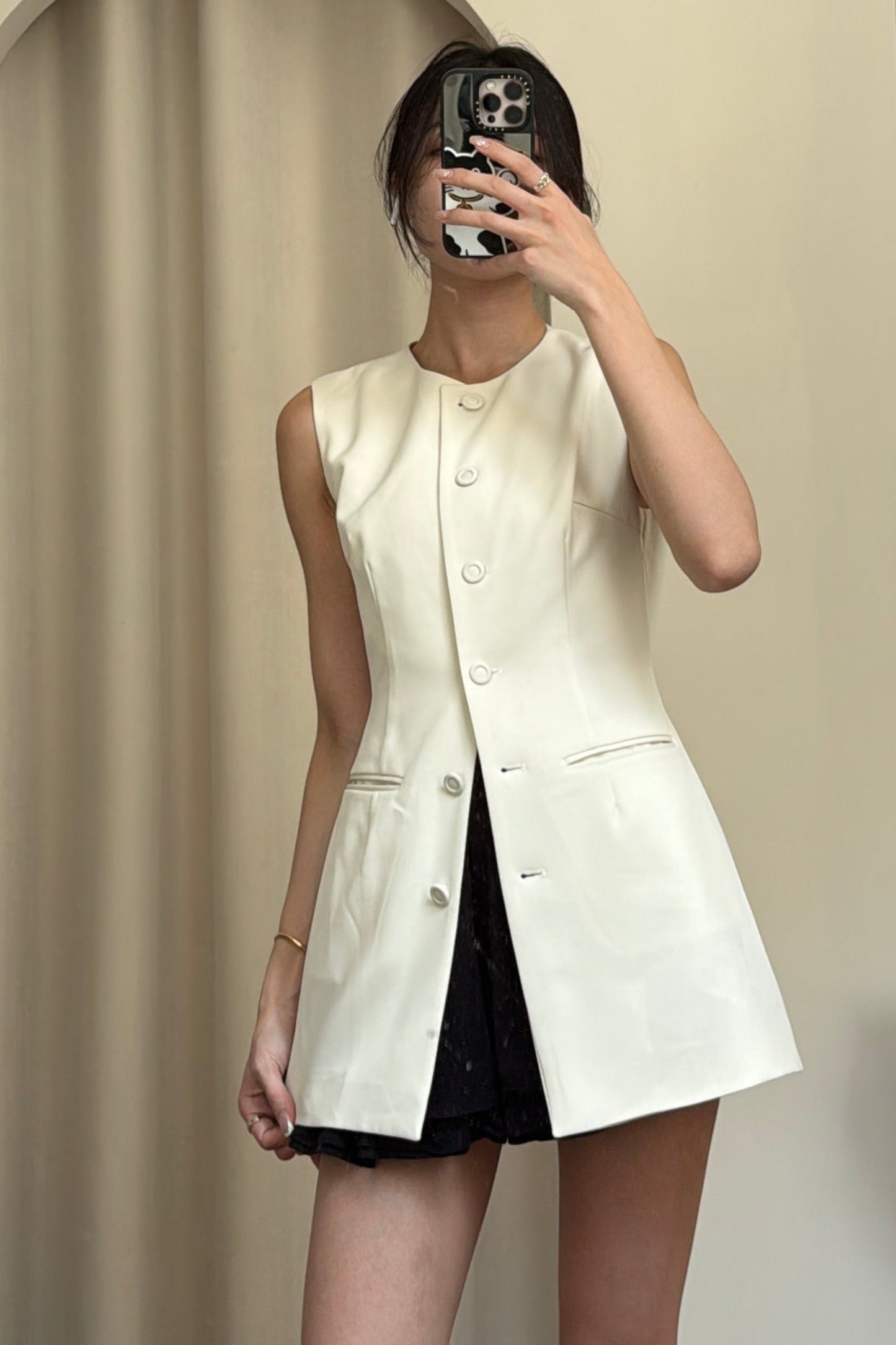 𝐉𝐮𝐥 【Pre-order】Sculpted Line Tunic ᵇᵉˢᵗ ⁱᵗᵉᵐ