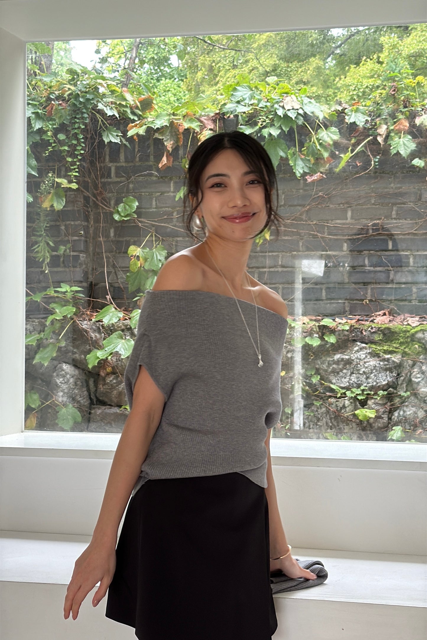𝐒𝐞𝐩🇰🇷 Warmer Off-Shoulder Knit