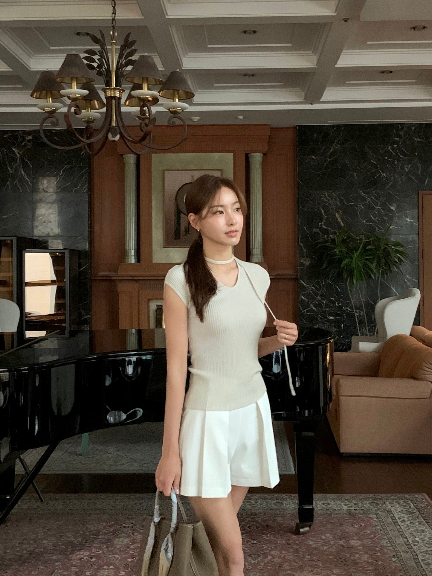 𝐌𝐚𝐲 Ribbed Short Sleeves