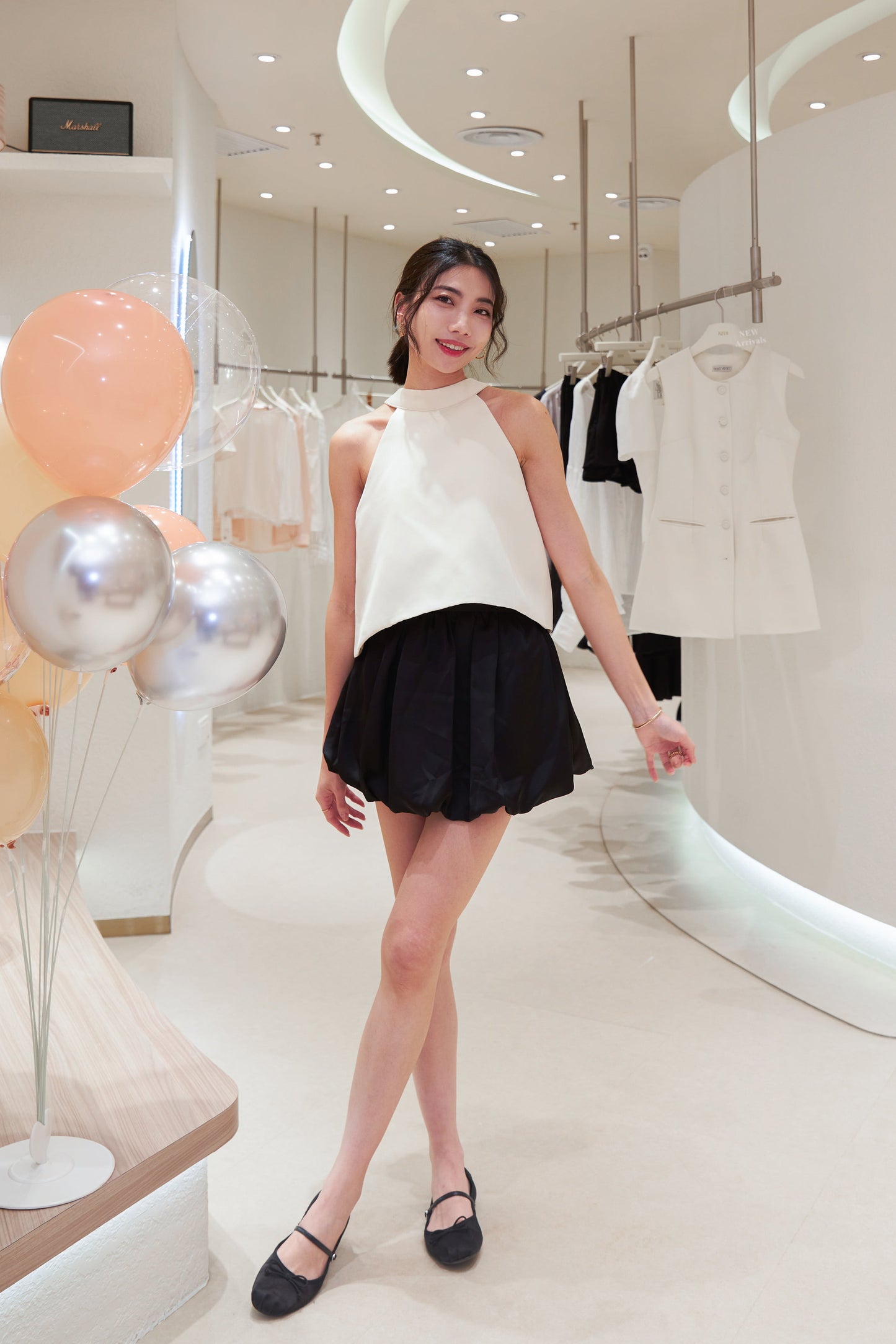 Satin Bubble Skirt ᵇᵉˢᵗ ⁱᵗᵉᵐ