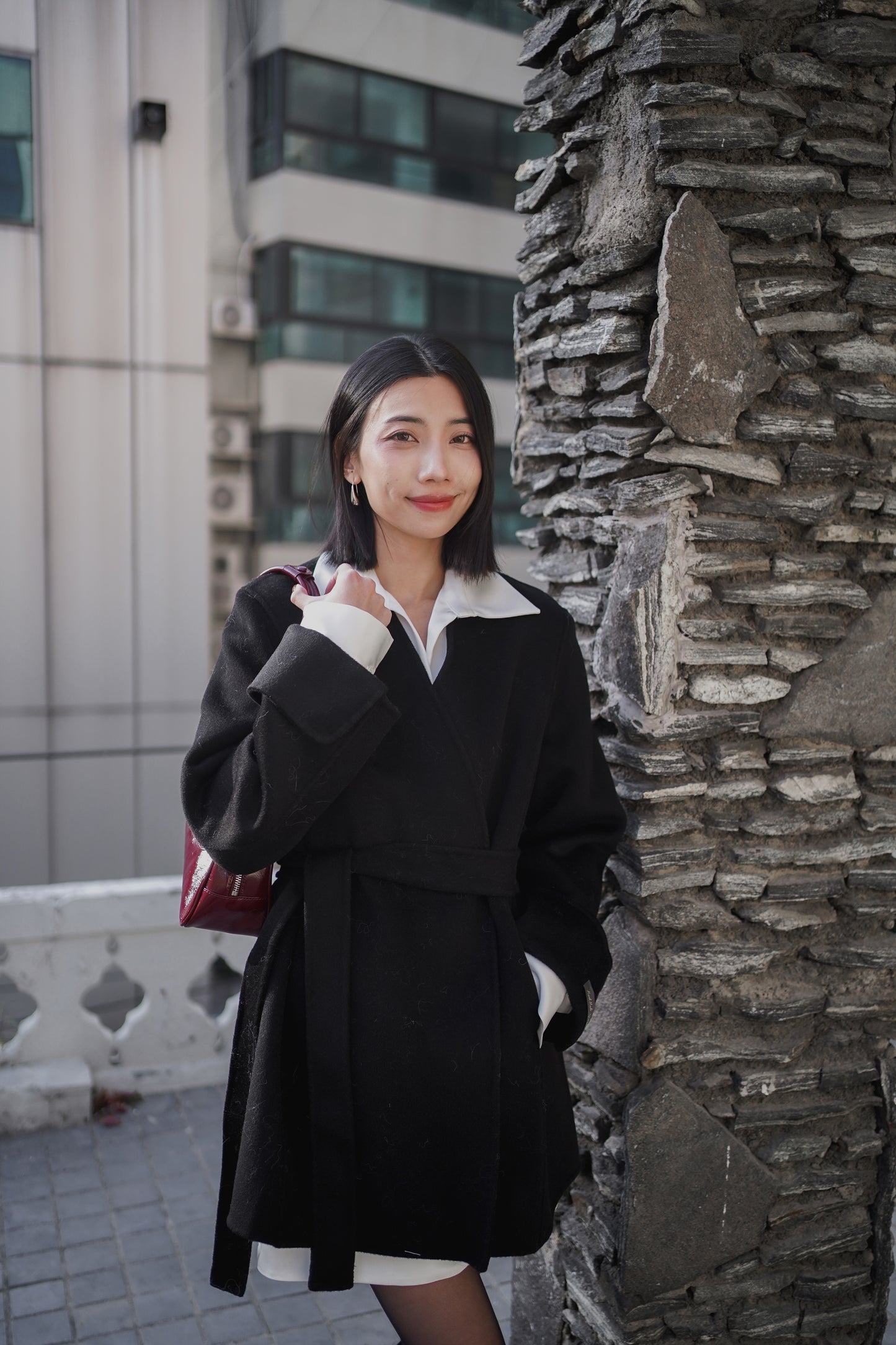 Silky Shirt Dress