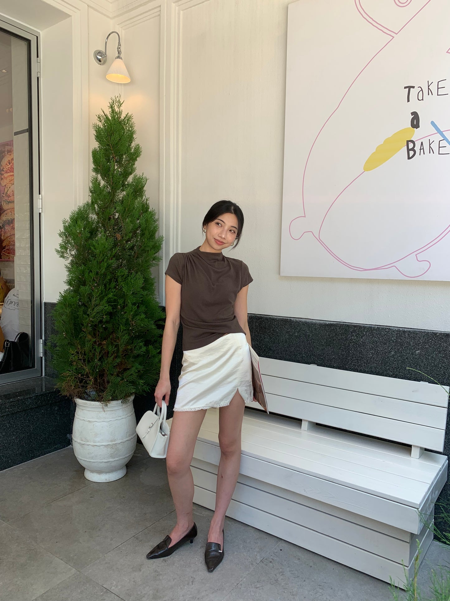 𝐒𝐞𝐩【修身Basics】Everyday High Neck Top