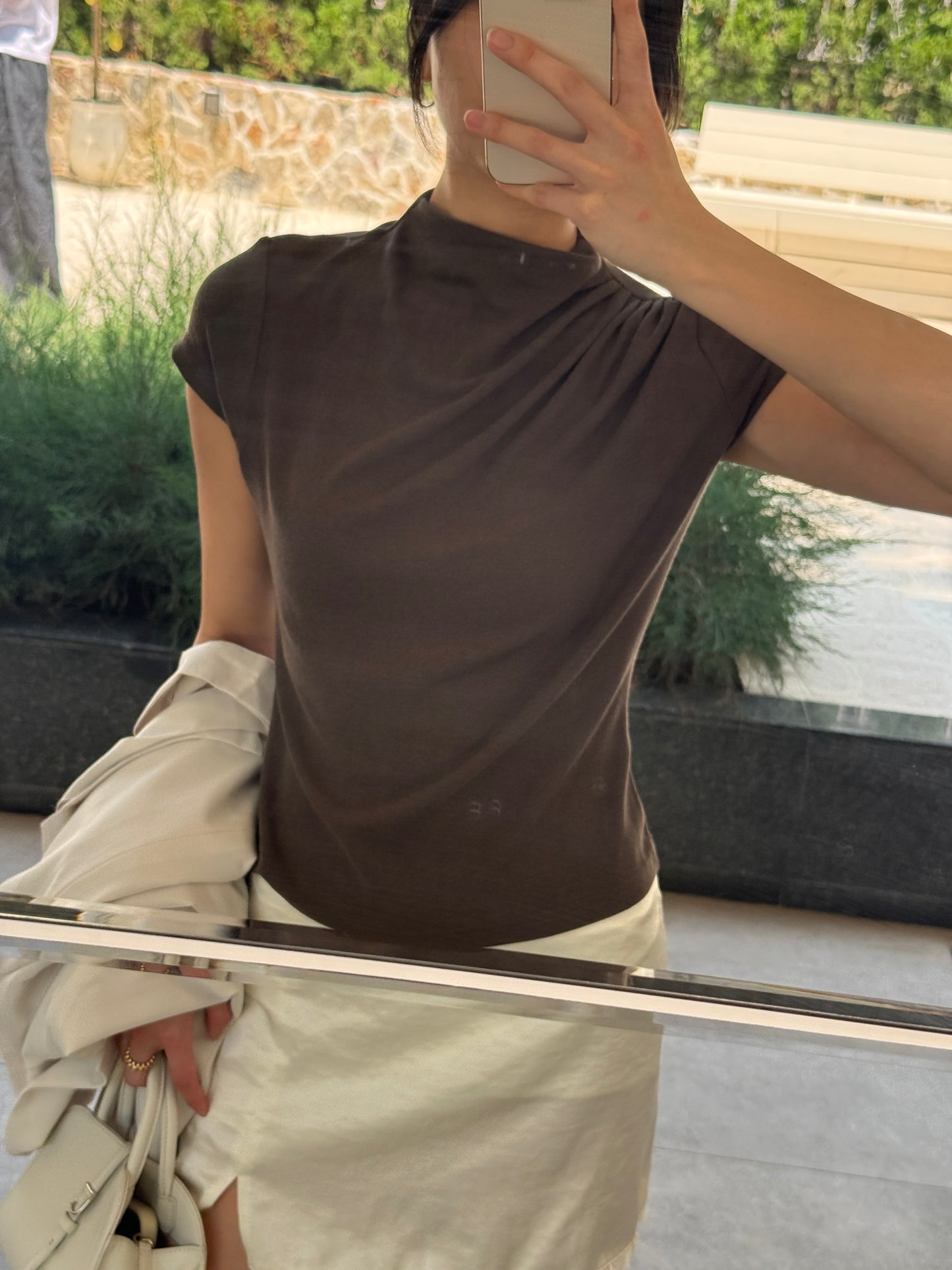 𝐒𝐞𝐩【修身Basics】Everyday High Neck Top