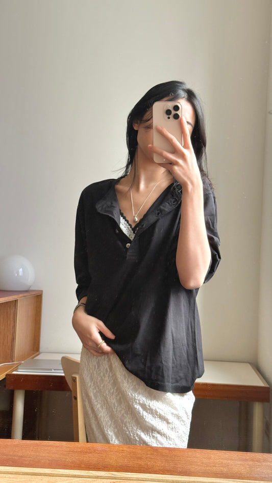 KR 𝐒𝐞𝐩【Cotton100】Off-Duty Henley