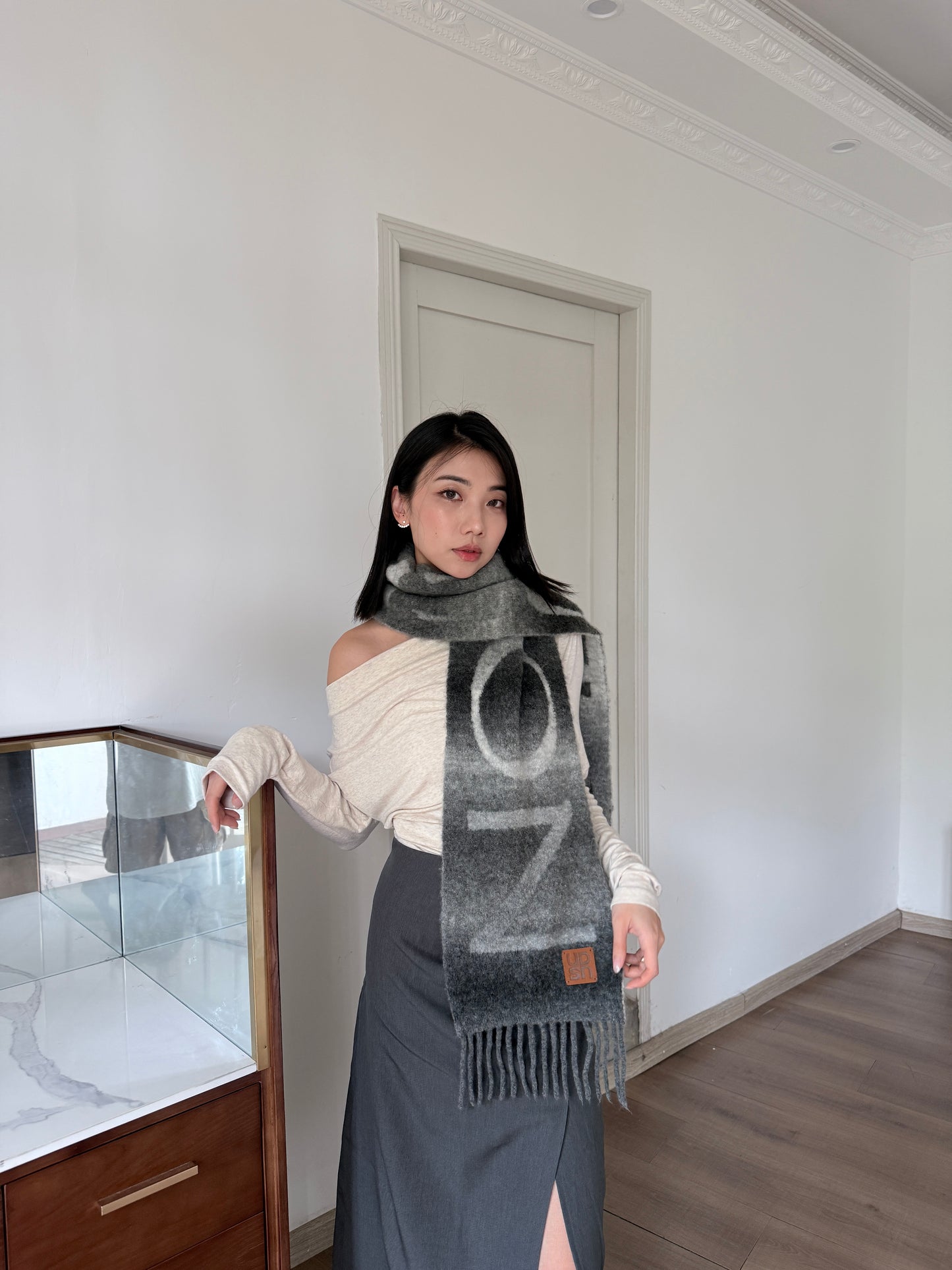 𝐃𝐞𝐜 Gradient Duo Wool Muffler ᵇᵉˢᵗ ⁱᵗᵉᵐ