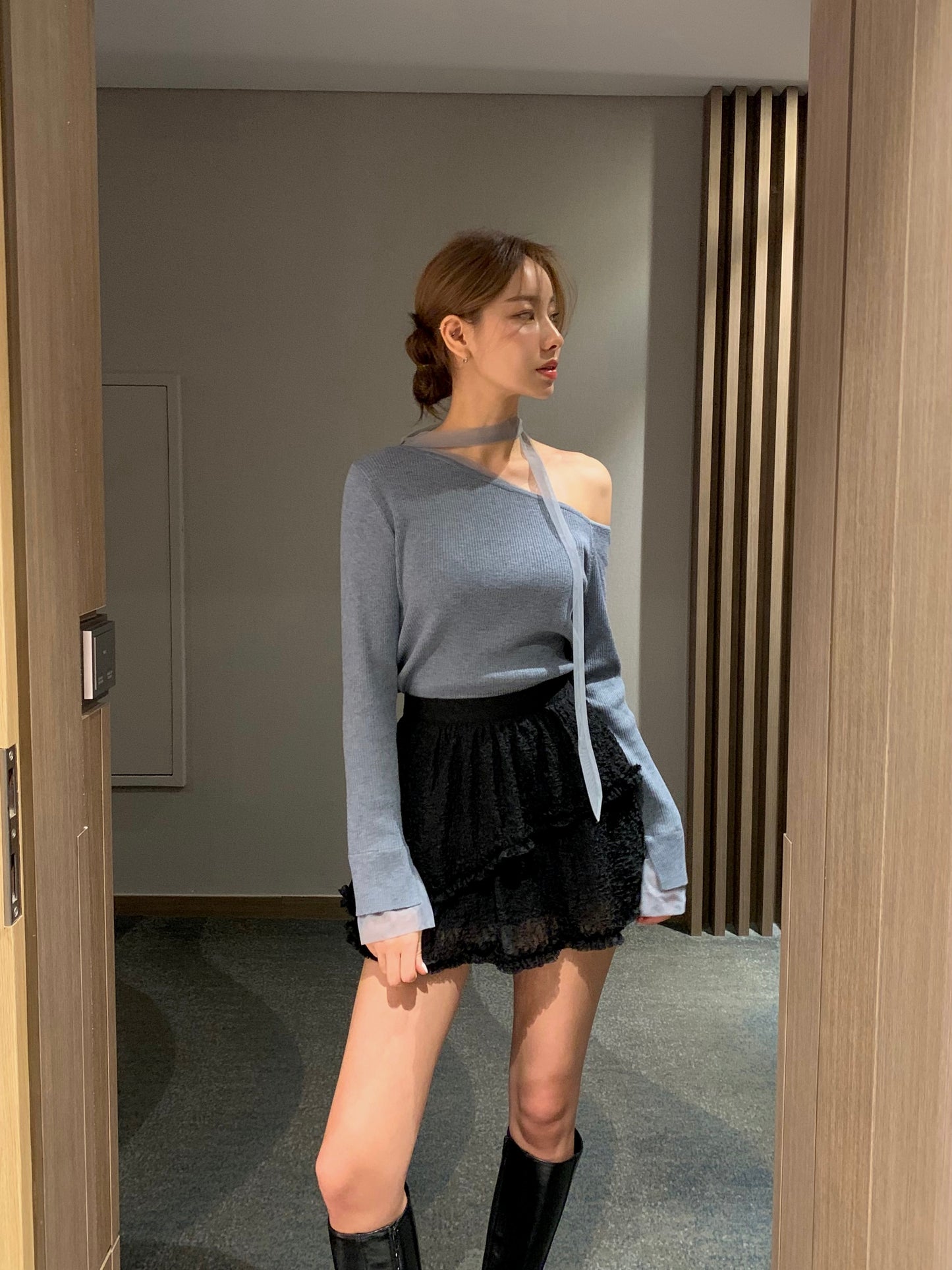 𝐌𝐚𝐫🇰🇷 Lace Mini Skort
