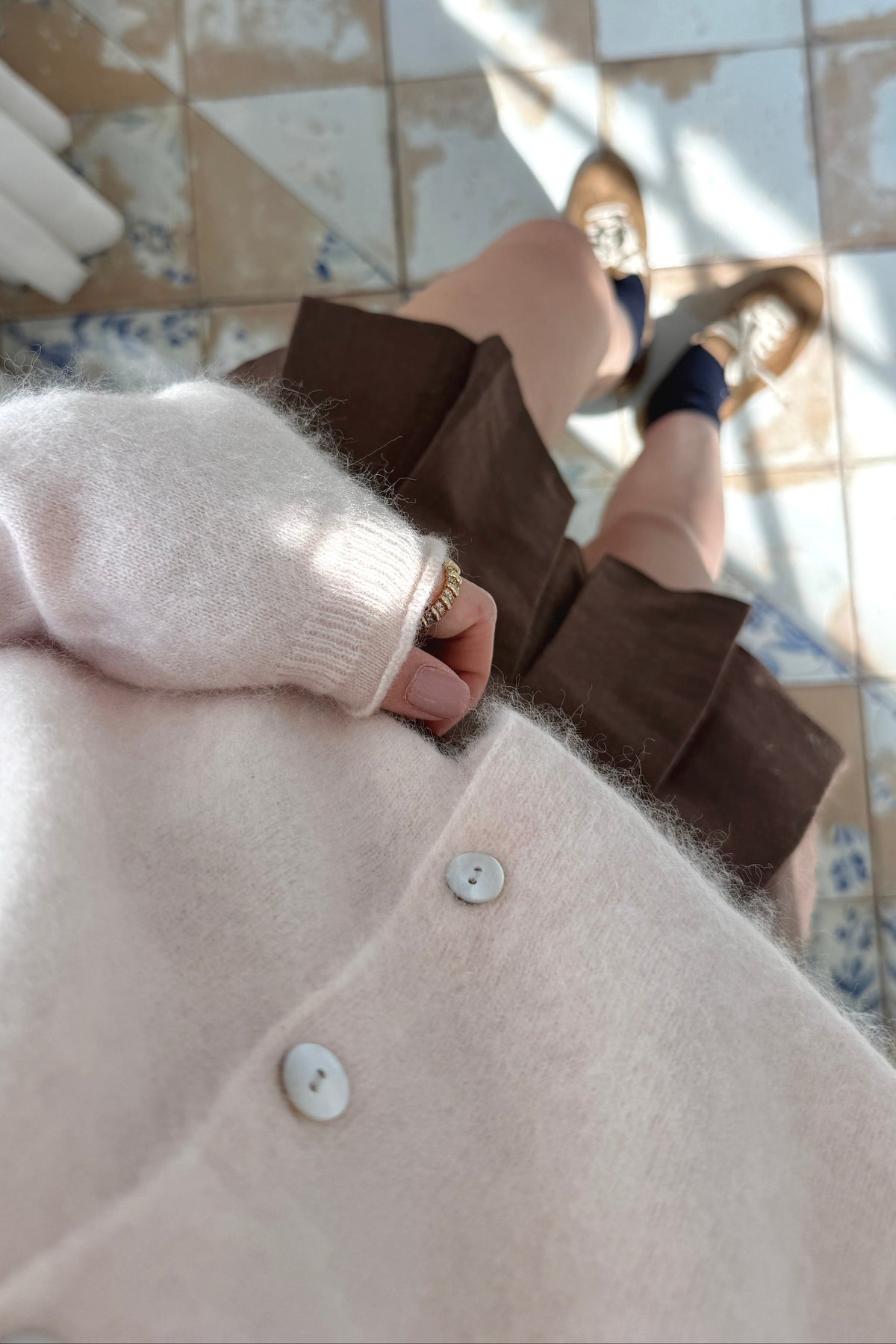 KR 𝐒𝐞𝐩【Season's Premium Pick】Soft Halo Cashmere Cardigan
