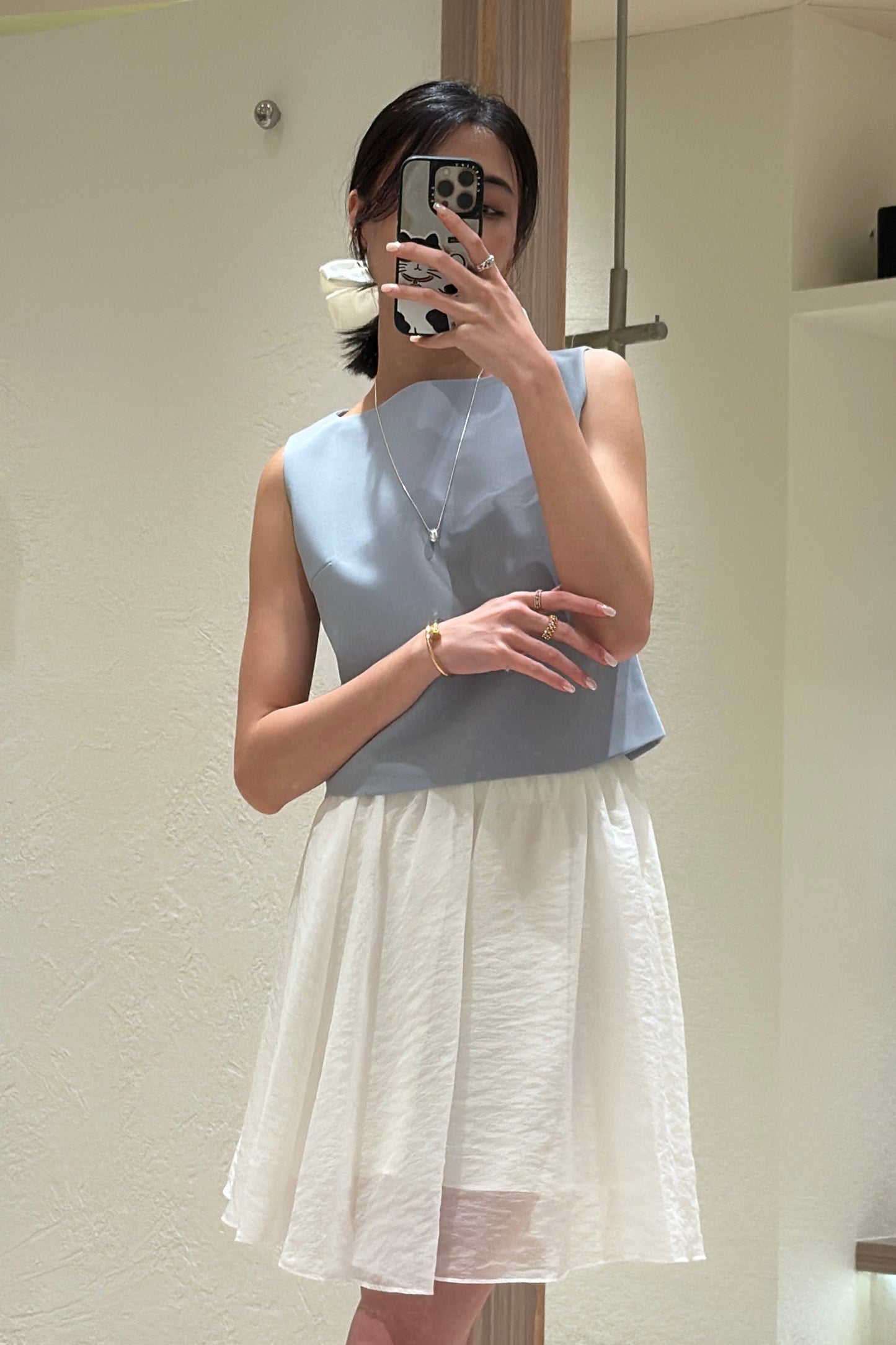 𝐉𝐮𝐥 Blue Haze Form Top