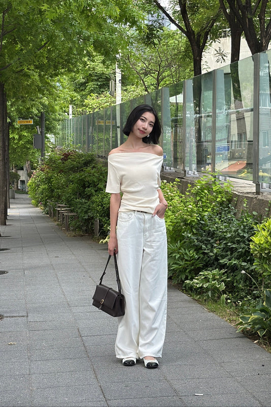 𝐌𝐚𝐲🇰🇷 Eggshell Denim