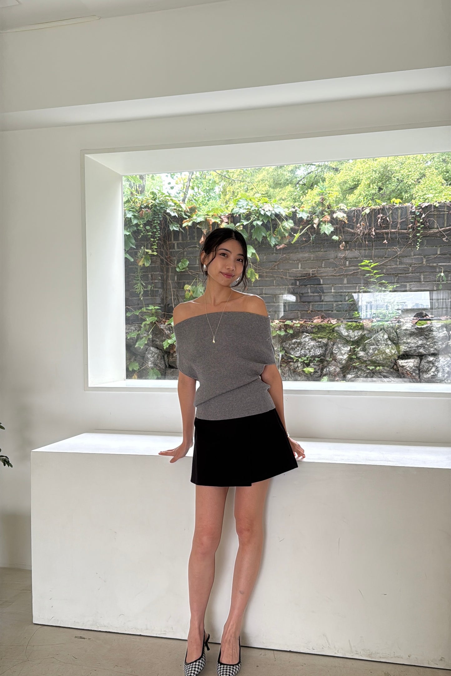 𝐒𝐞𝐩🇰🇷 Warmer Off-Shoulder Knit