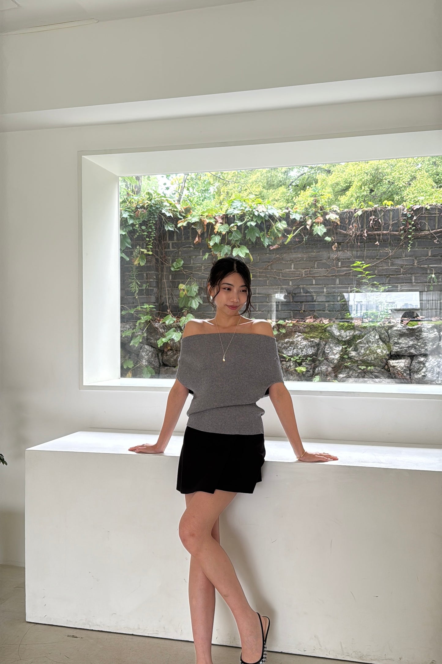 𝐒𝐞𝐩🇰🇷 Warmer Off-Shoulder Knit