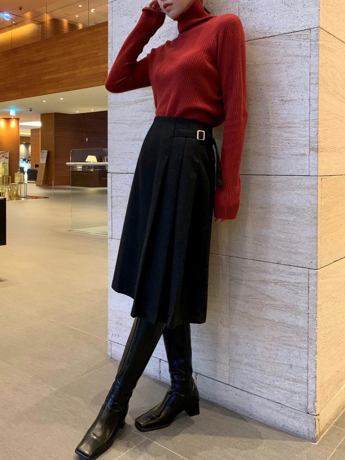 𝙆𝙧 🎄 Wool Midi Skirt