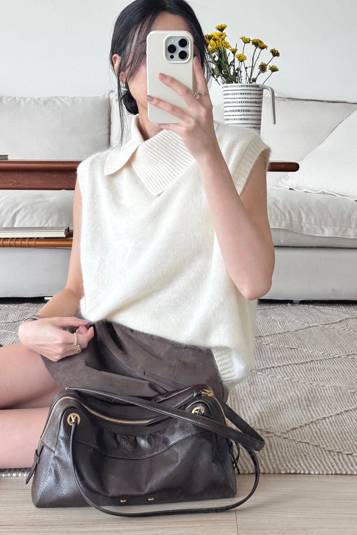 KR 𝐒𝐞𝐩【轉季百搭款】Soft Collar Knit Vest