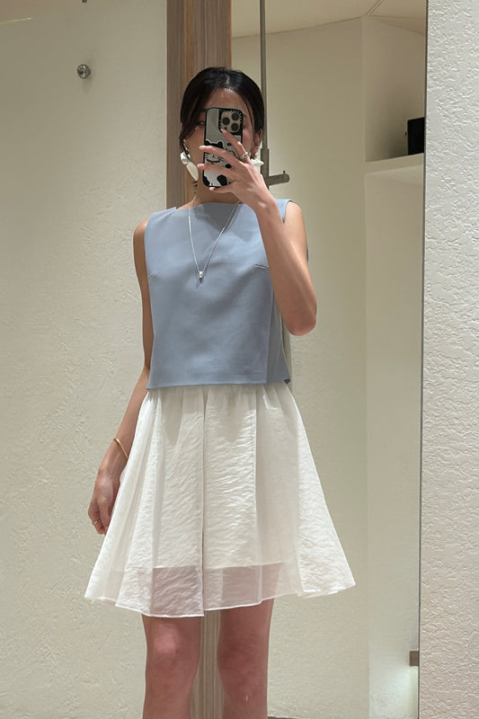 𝐉𝐮𝐥 Blue Haze Form Top