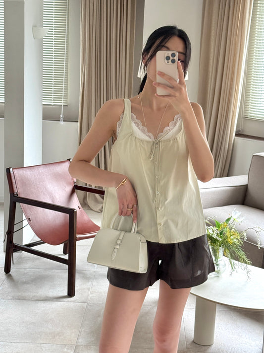 ᴊᴜʟ ꜱᴀʟᴇ ✨ Cotton-Tie Ribbon Vest