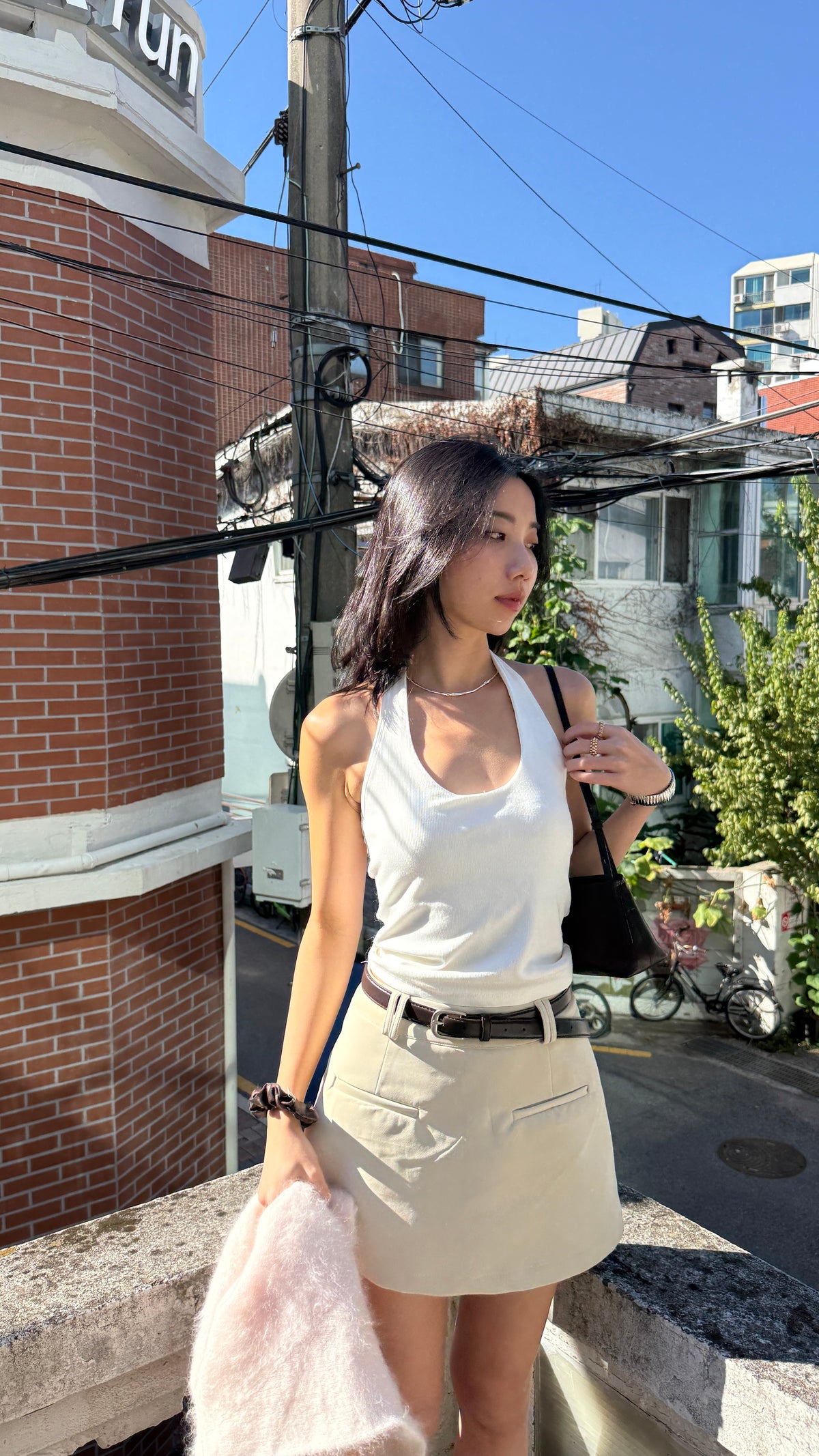 KR 𝐒𝐞𝐩【秋冬必入】Soft Leather Mini Skort