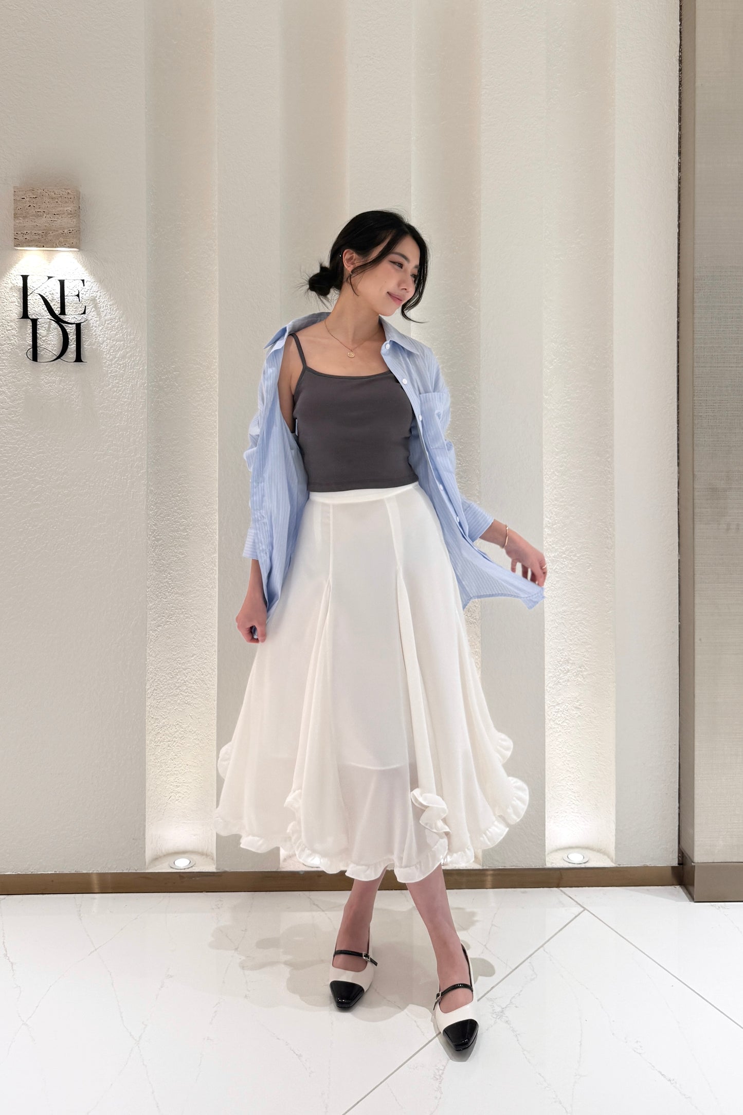 𝐅𝐞𝐛 【大熱restock款】Silhouette Flow Skirt