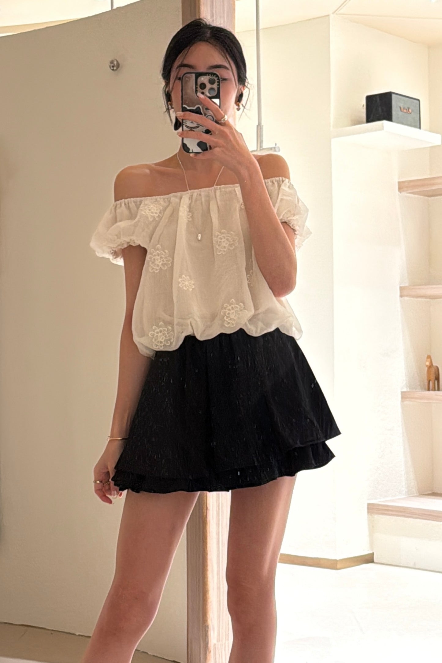 〖少女可愛〗 Bloom Puff Top & Flare Mini Skort ✨Best套裝 【原價$950】
