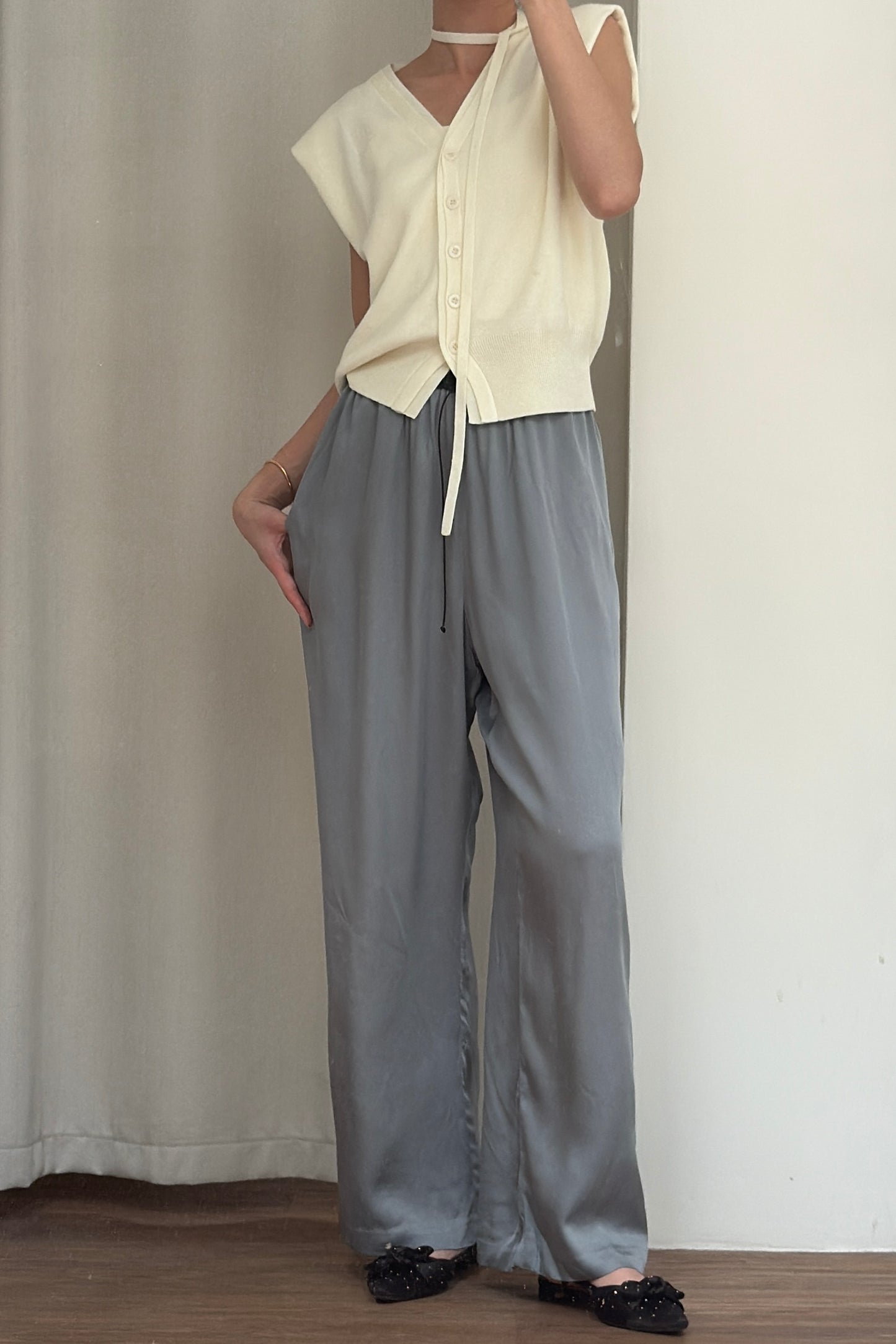 𝐀𝐮𝐭【Kedi Made】Flow Pants Petite+ 〖99cm〗