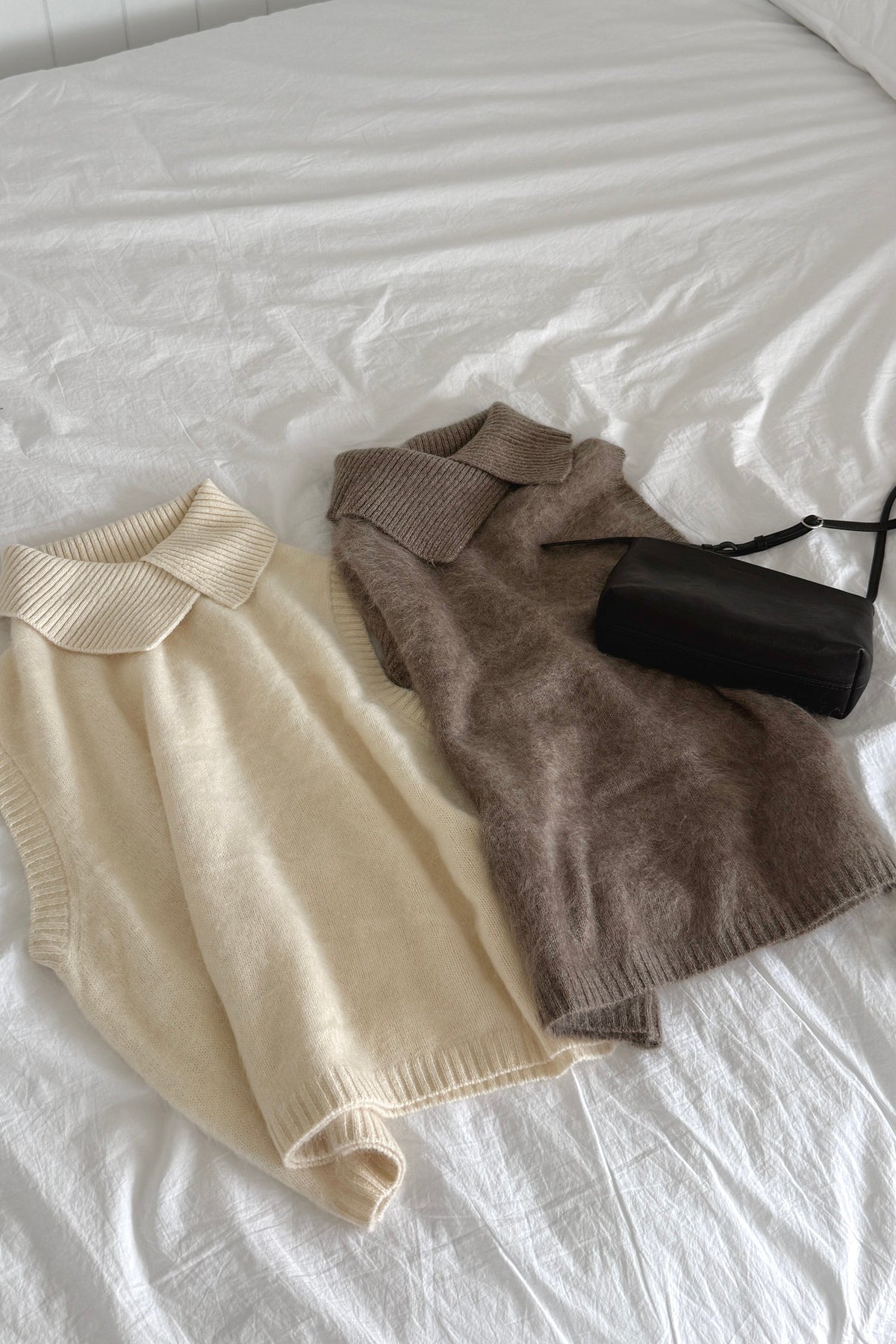 KR 𝐒𝐞𝐩【轉季百搭款】Soft Collar Knit Vest