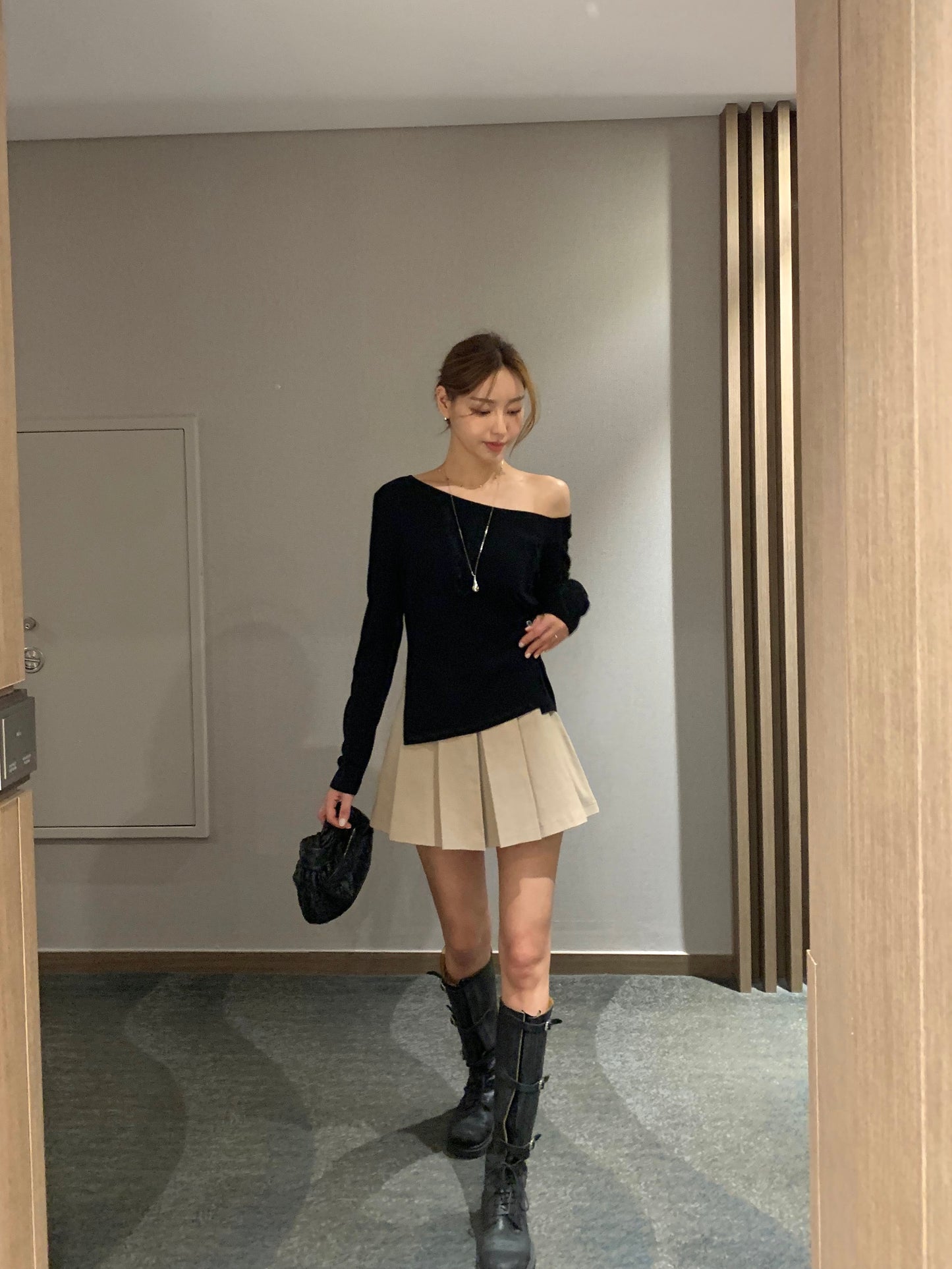 𝙎𝙖𝙡𝙚 Belted Cotton Mini Skort