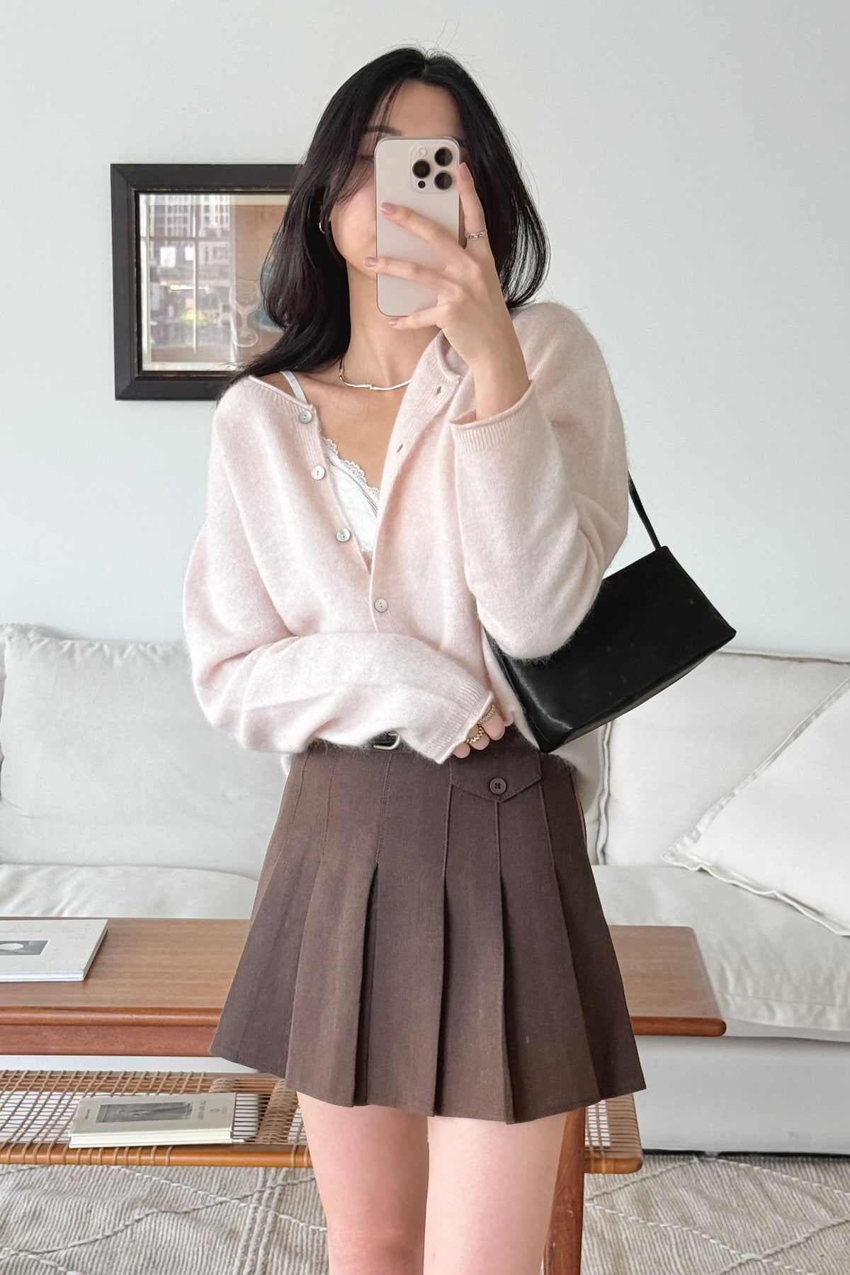 KR 𝐒𝐞𝐩【Season's Premium Pick】Soft Halo Cashmere Cardigan