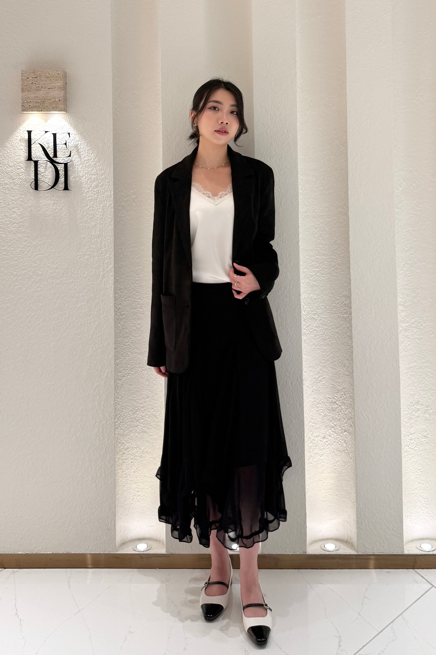 𝐅𝐞𝐛 【大熱restock款】Silhouette Flow Skirt