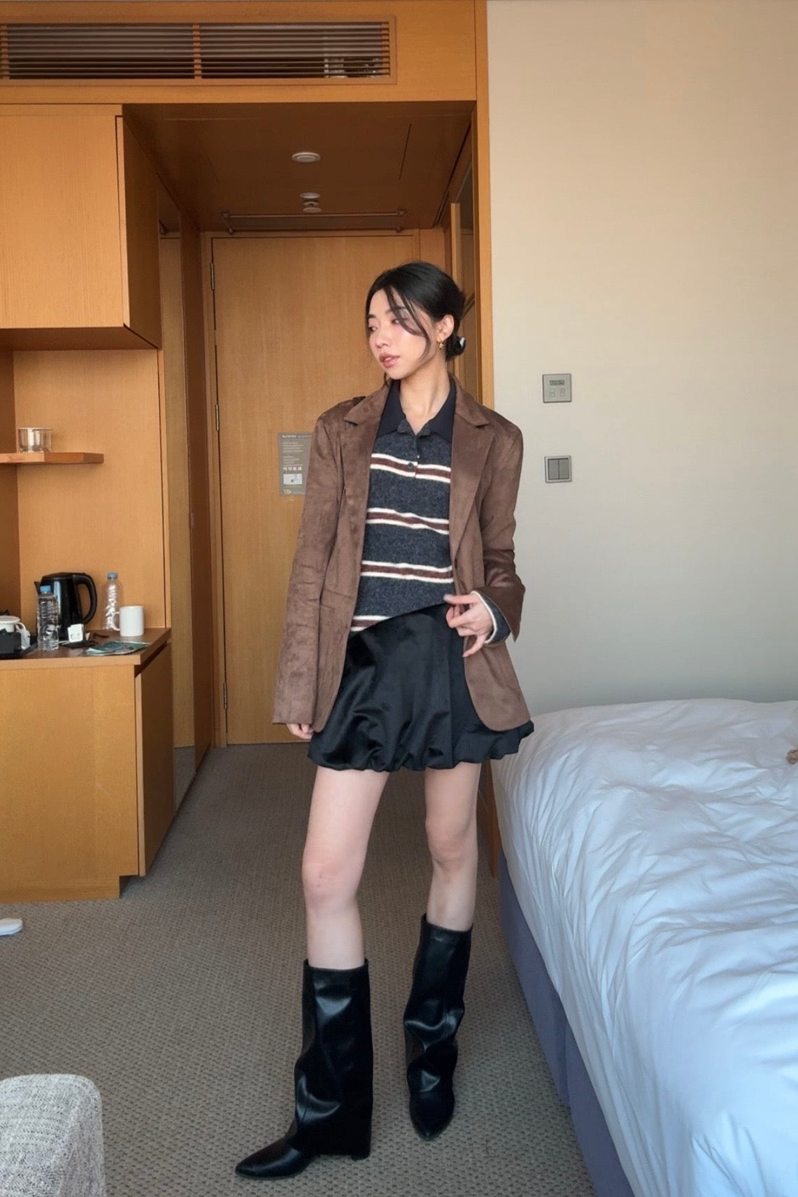 𝙎𝙖𝙡𝙚❣️【Kedi Made】 Suede Blazer ᵇᵉˢᵗ ⁱᵗᵉᵐ