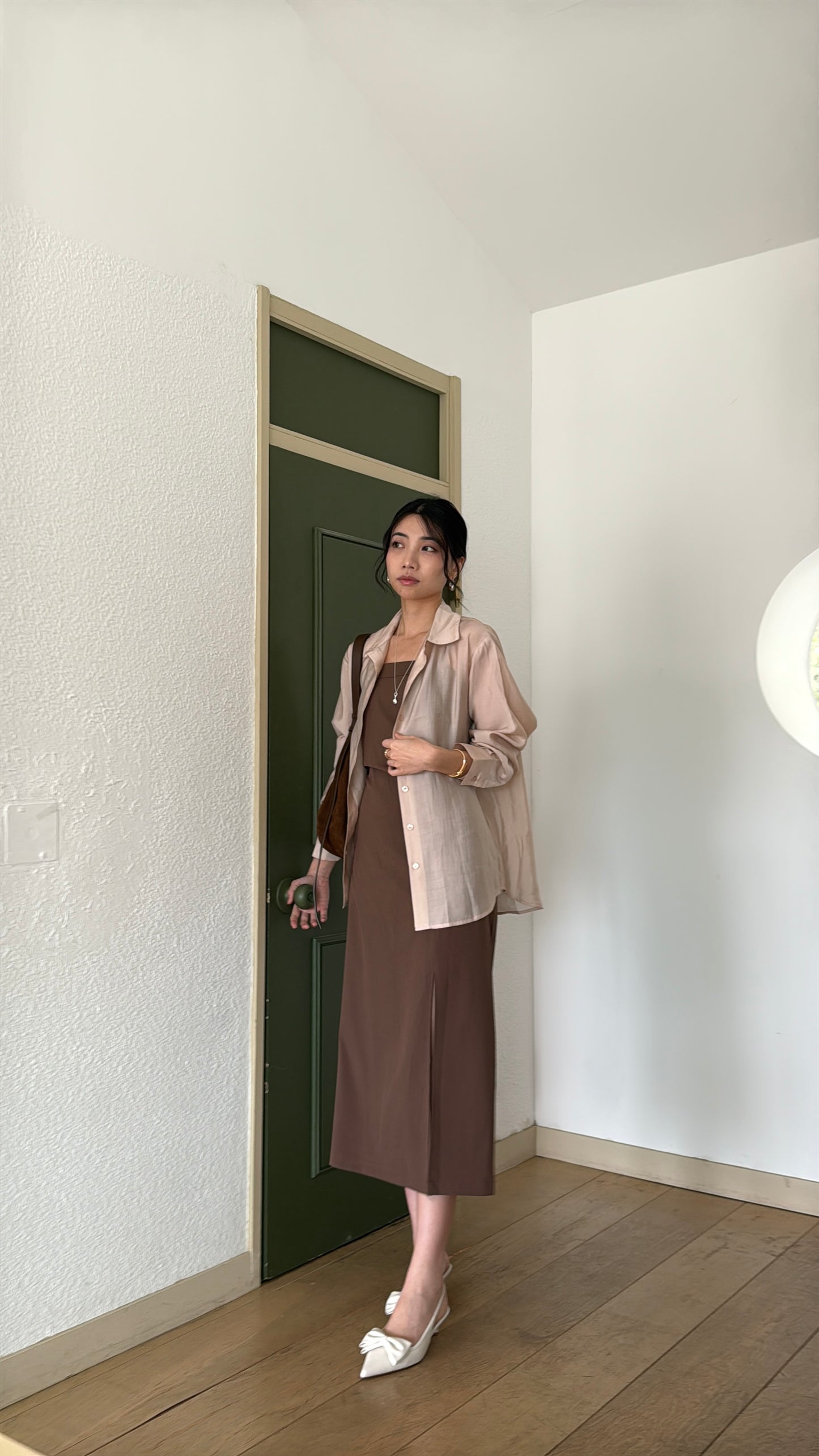 𝐒𝐞𝐩🇰🇷 Tencil Duo Layer Shirt Set