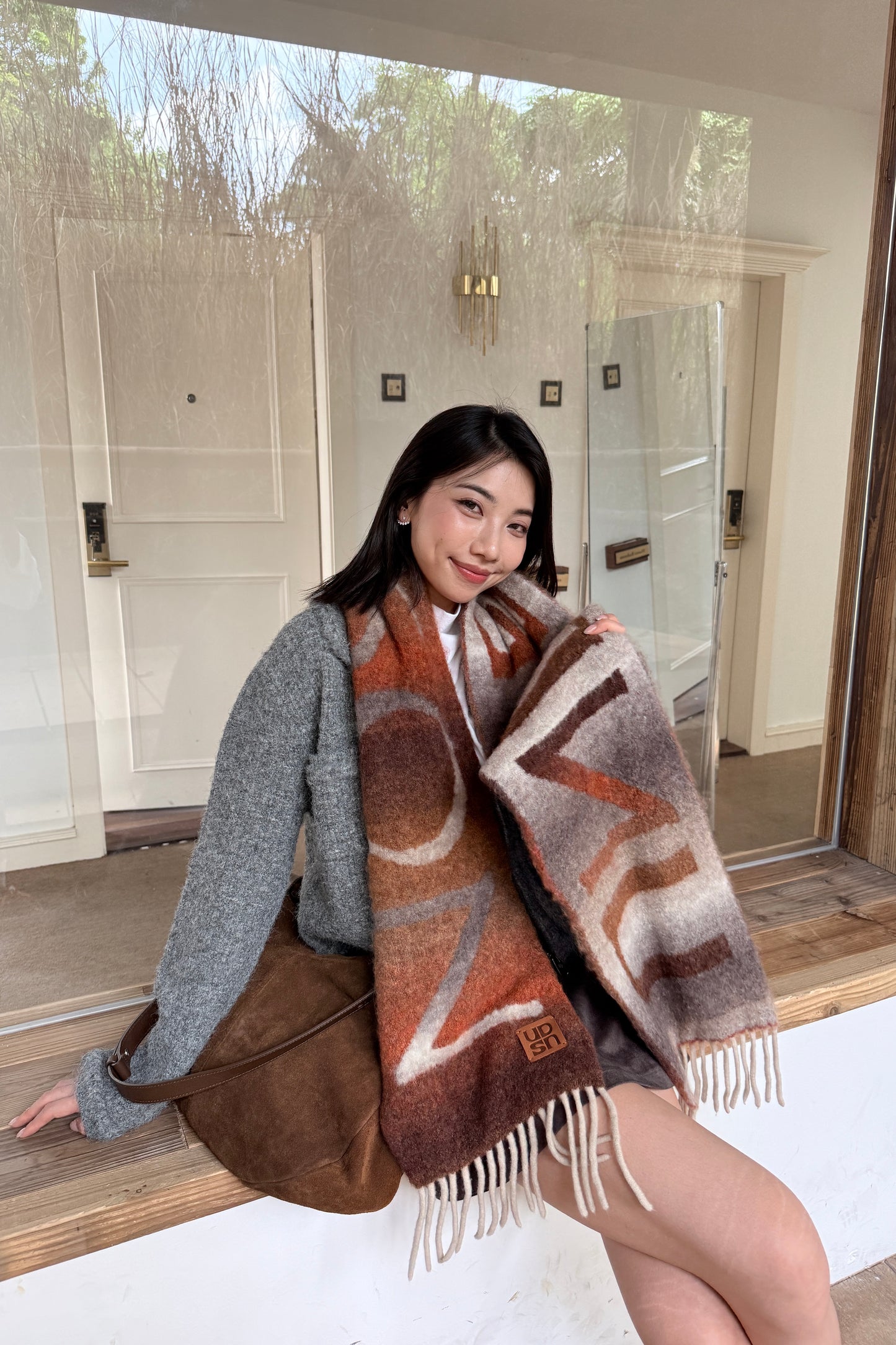 𝐍𝐨𝐯 Textured Cropped Cardigan 【Light-wool】