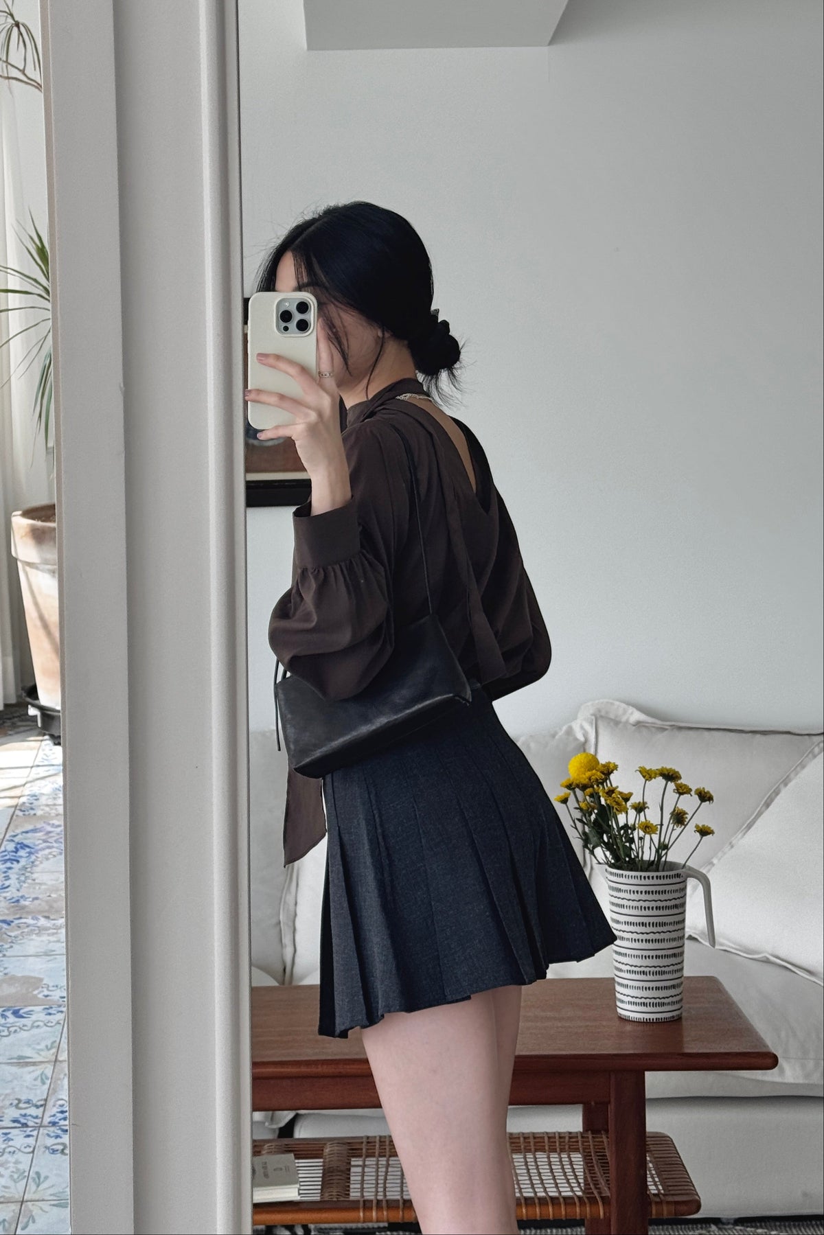 KR 𝐒𝐞𝐩【Office Basics】Two Ways Scarf Blouse