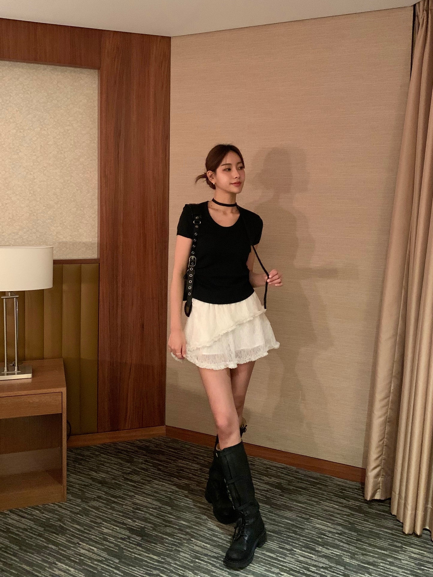 𝐌𝐚𝐫🇰🇷 Lace Mini Skort