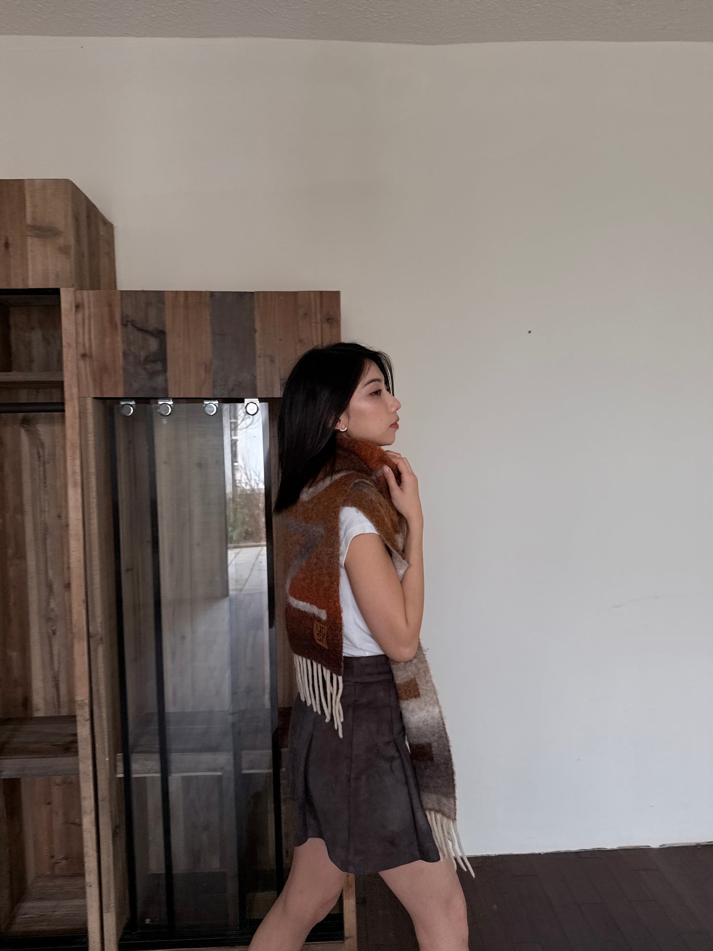 𝐃𝐞𝐜 Gradient Duo Wool Muffler ᵇᵉˢᵗ ⁱᵗᵉᵐ