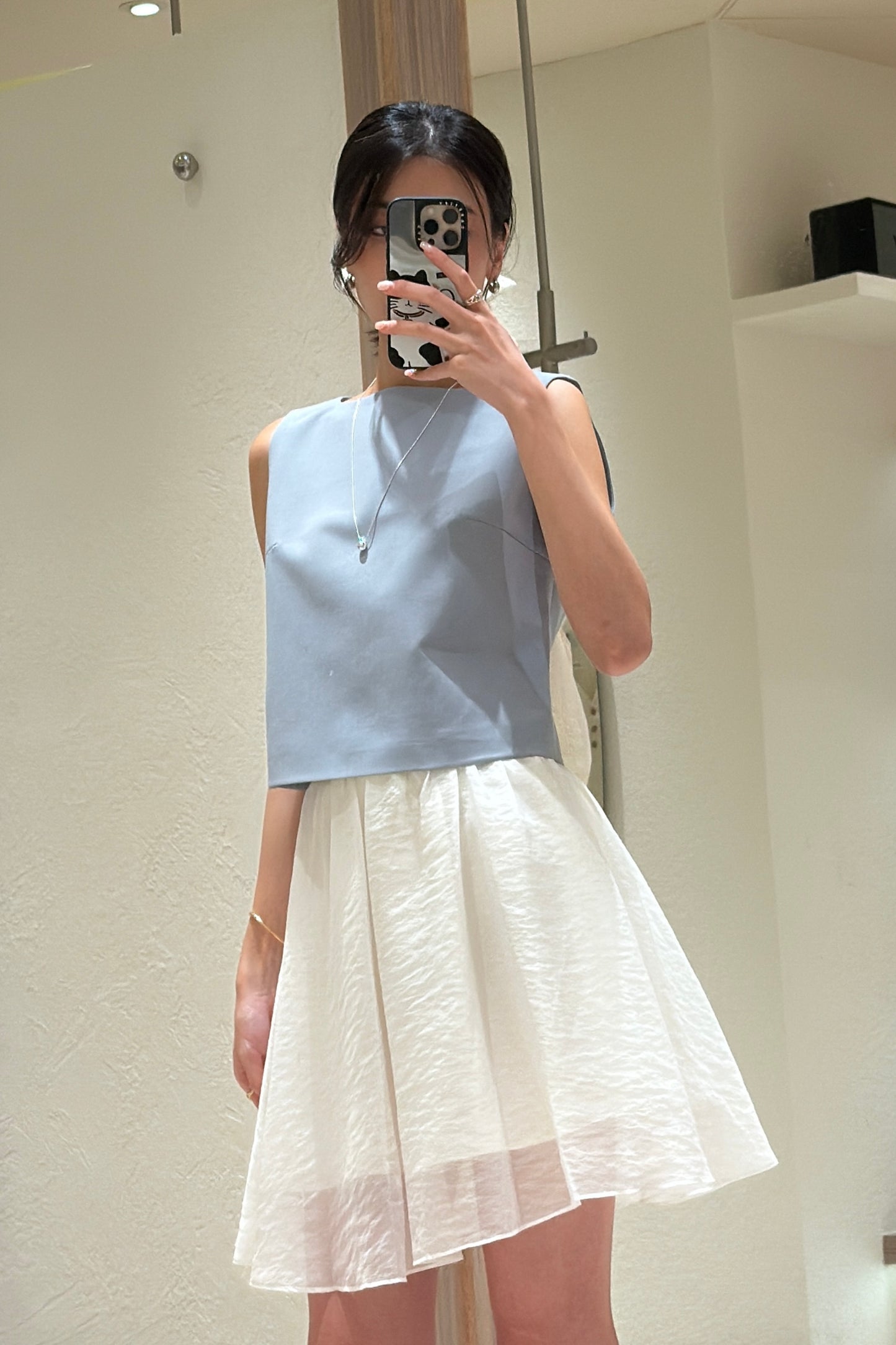 𝐉𝐮𝐥 Blue Haze Form Top
