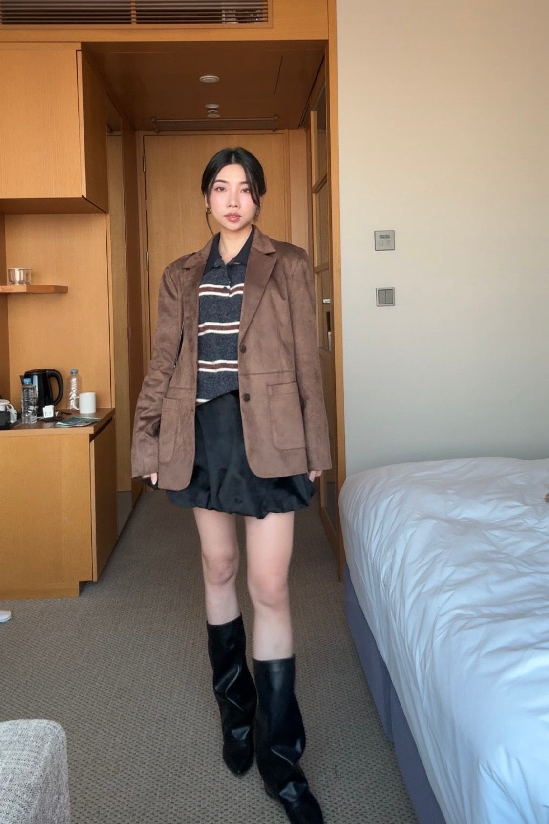 𝙎𝙖𝙡𝙚❣️【Kedi Made】 Suede Blazer ᵇᵉˢᵗ ⁱᵗᵉᵐ