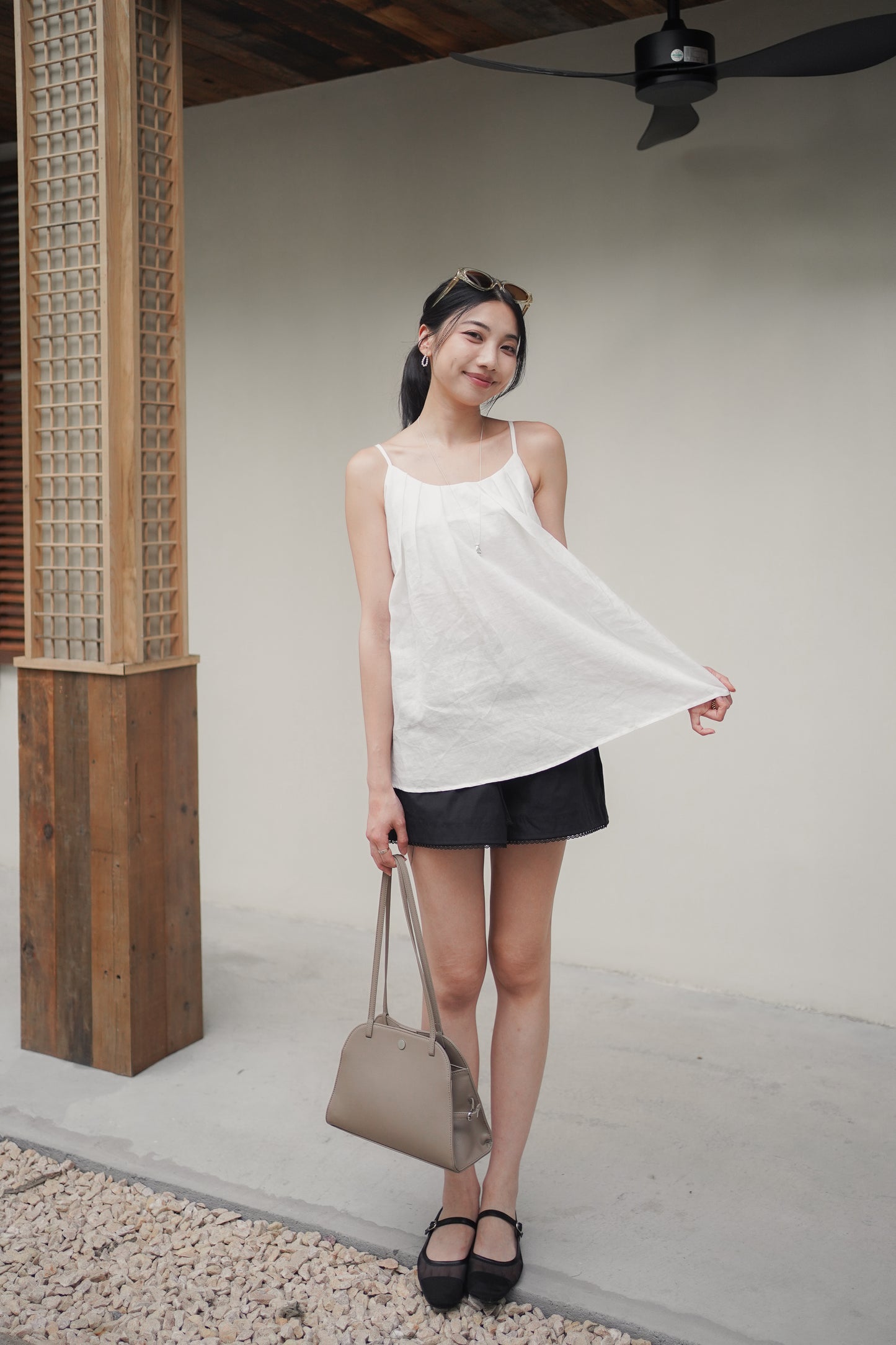 𝐉𝐮𝐧 Linen Halter Neck