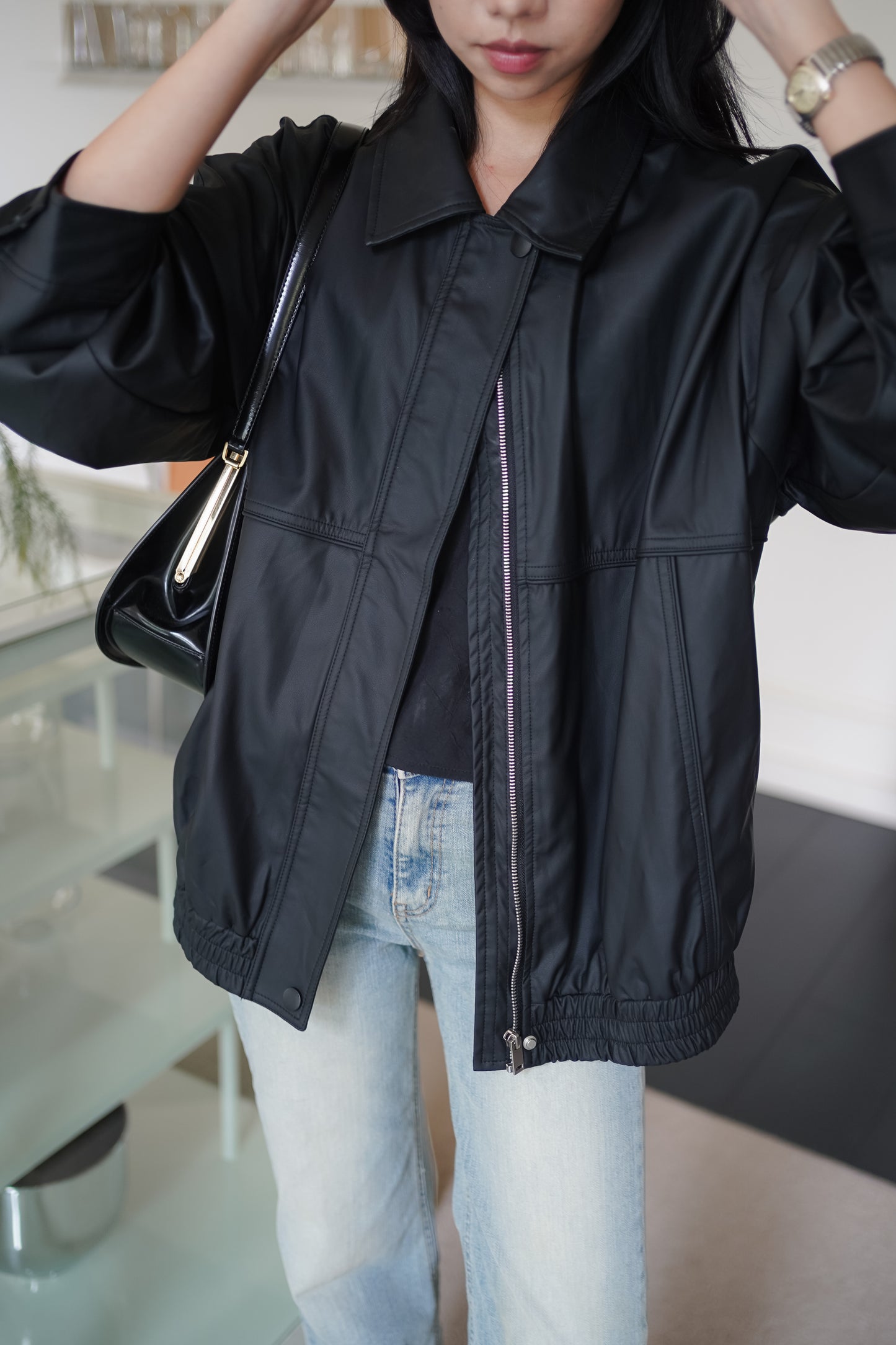 𝐒𝐞𝐩 【休閑鬆弛感】Relaxed Sunday Leather Jacket