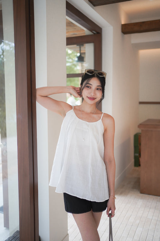 𝐉𝐮𝐧 Linen Halter Neck