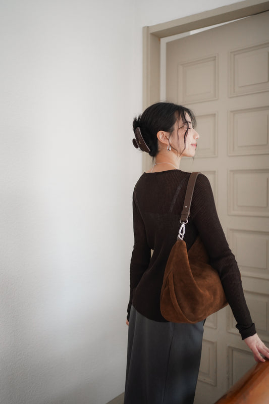 𝐒𝐞𝐩🇰🇷 Noir Sheer Slim Knit