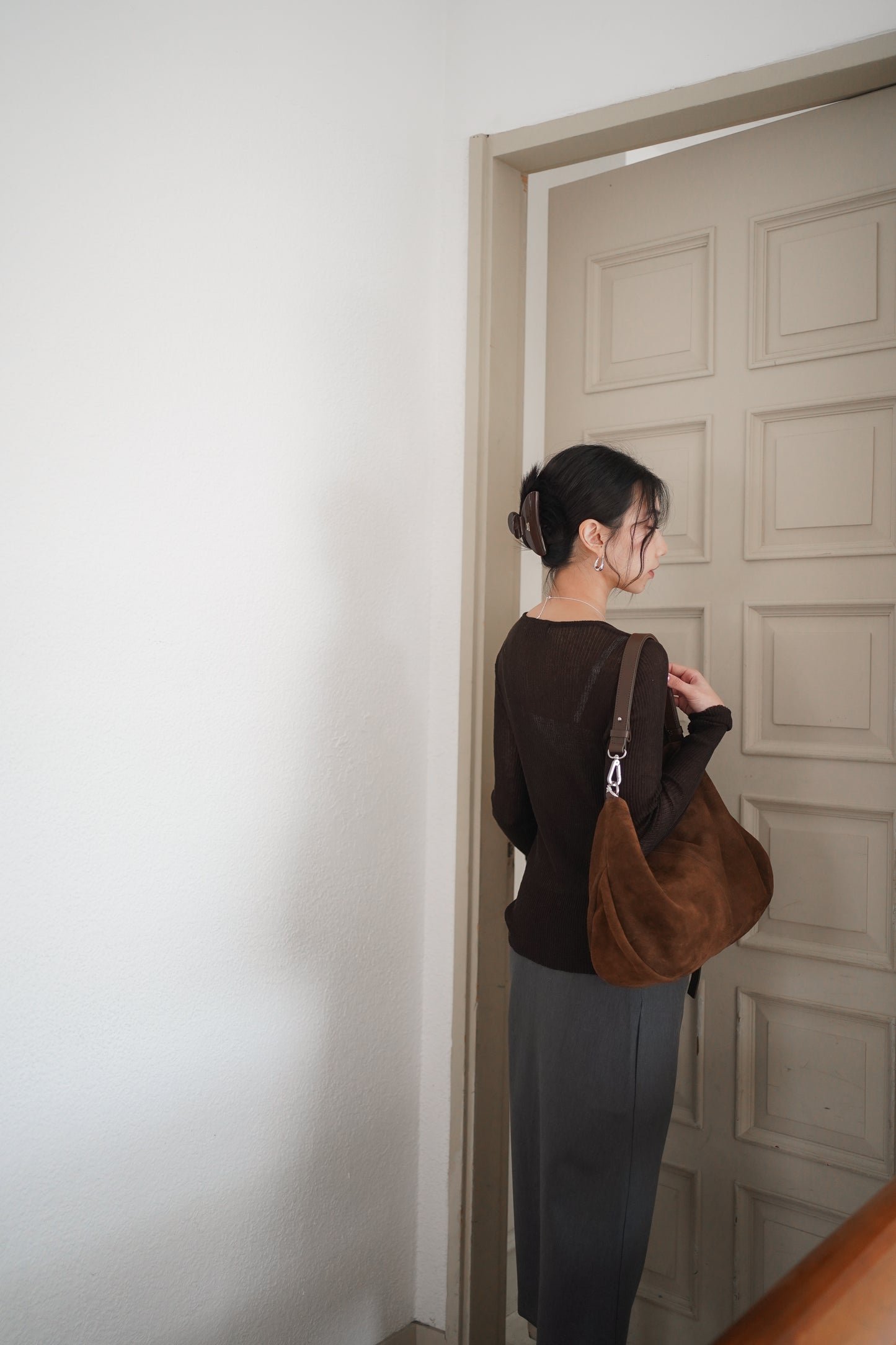 𝐒𝐞𝐩🇰🇷 Noir Sheer Slim Knit