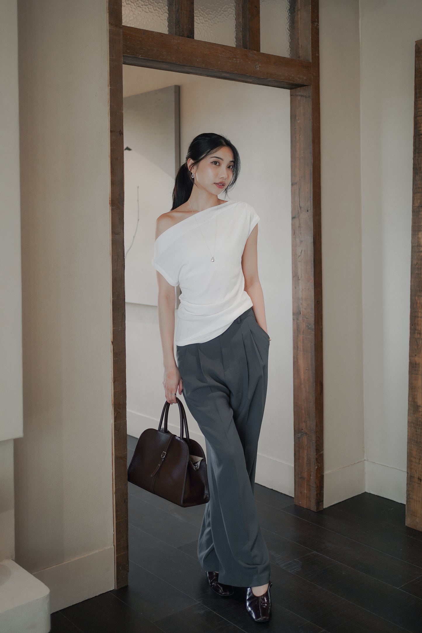 𝐉𝐮𝐧 【夏日百搭款】 Soft Angle Top