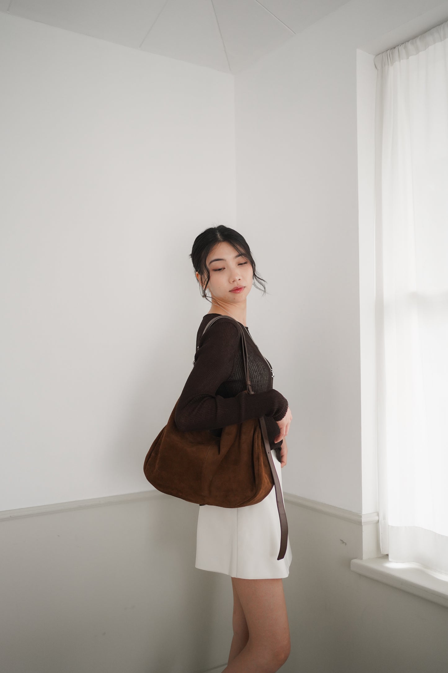 𝐒𝐞𝐩🇰🇷 Noir Sheer Slim Knit