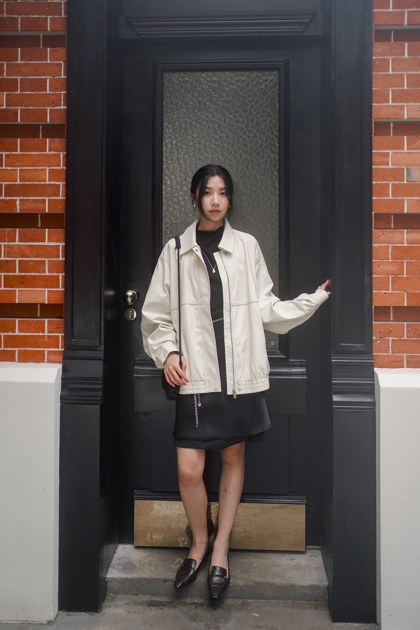 𝐒𝐞𝐩 【休閑鬆弛感】Relaxed Sunday Leather Jacket