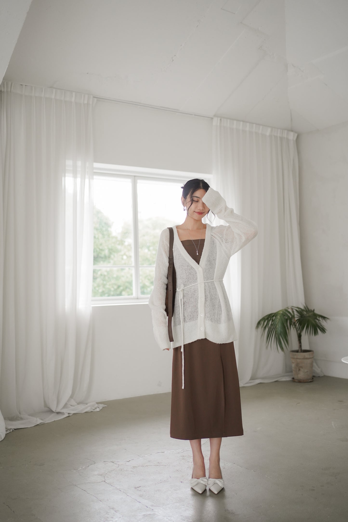 𝐒𝐞𝐩🇰🇷 【Kedi Made】 Slit Camisole Dress 〖布料造工升級！〗