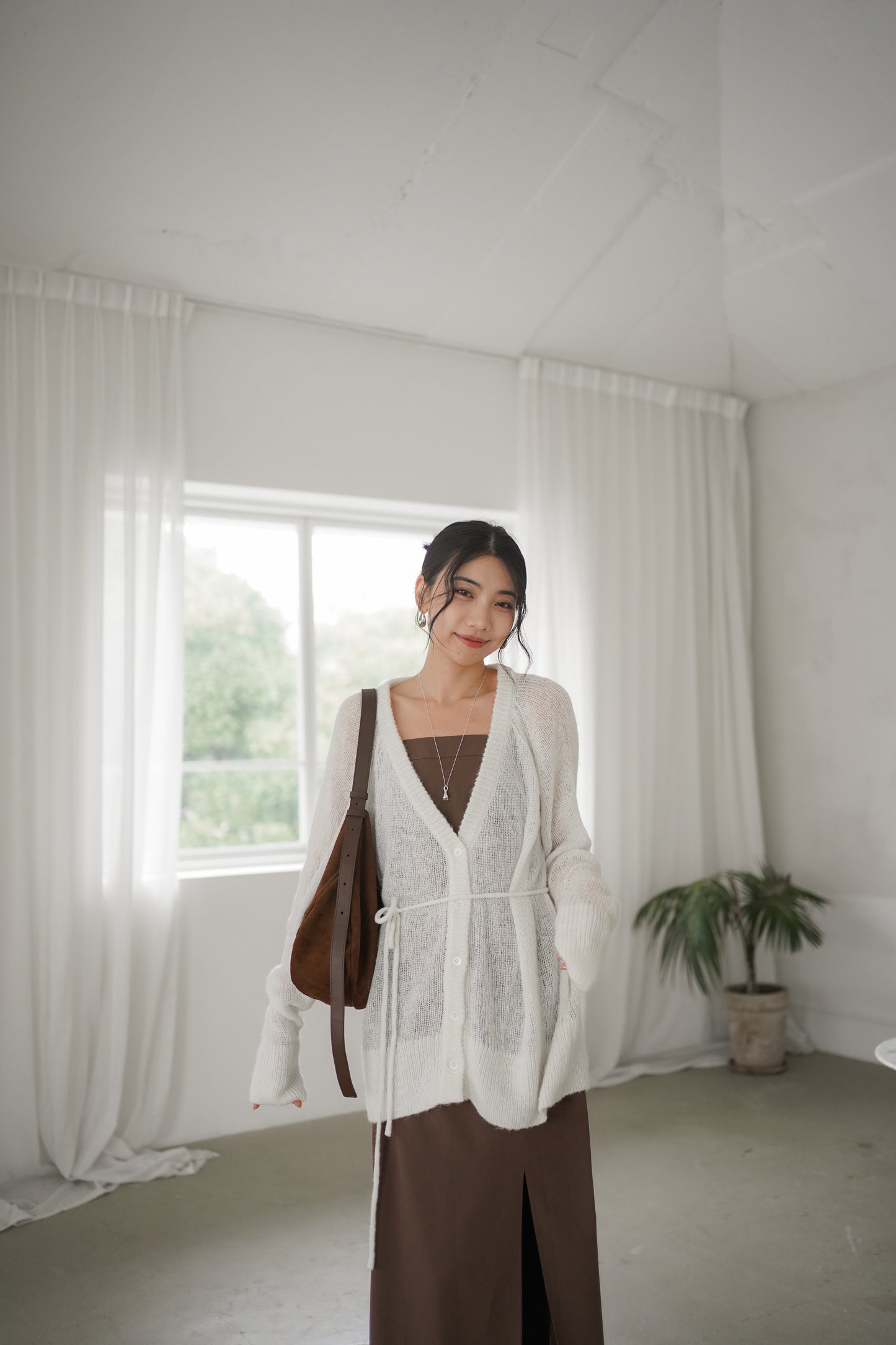 𝐒𝐞𝐩🇰🇷 【Kedi Made】 Slit Camisole Dress 〖布料造工升級！〗