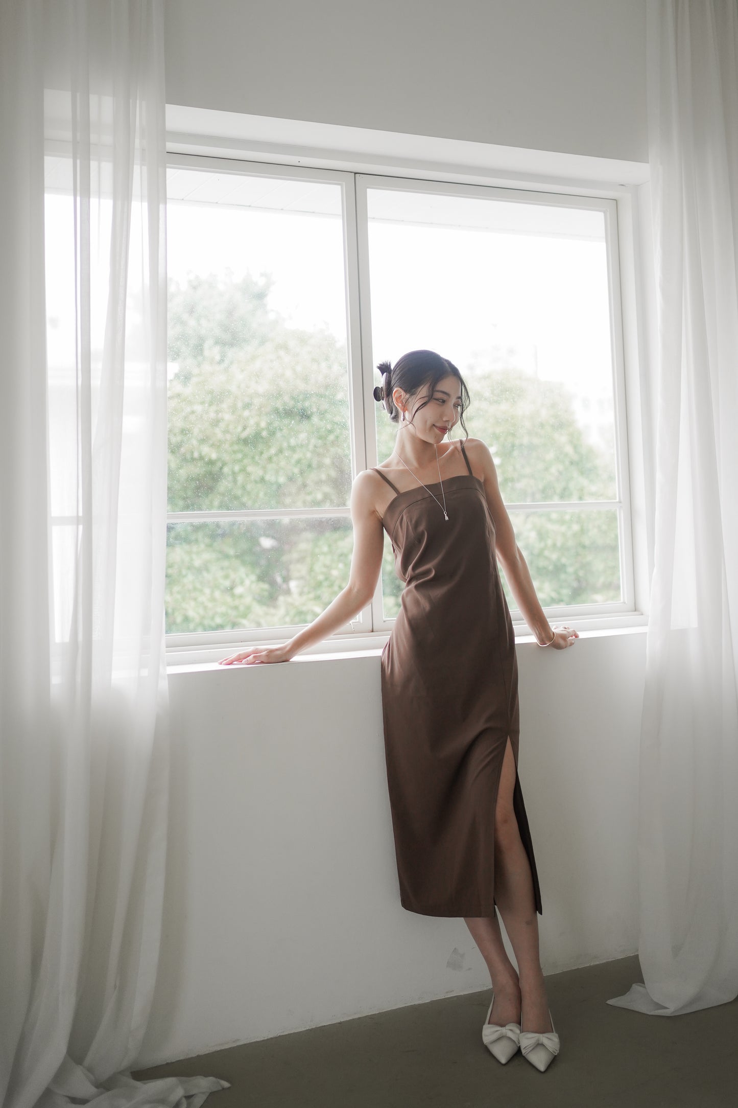 𝐒𝐞𝐩🇰🇷 【Kedi Made】 Slit Camisole Dress 〖布料造工升級！〗