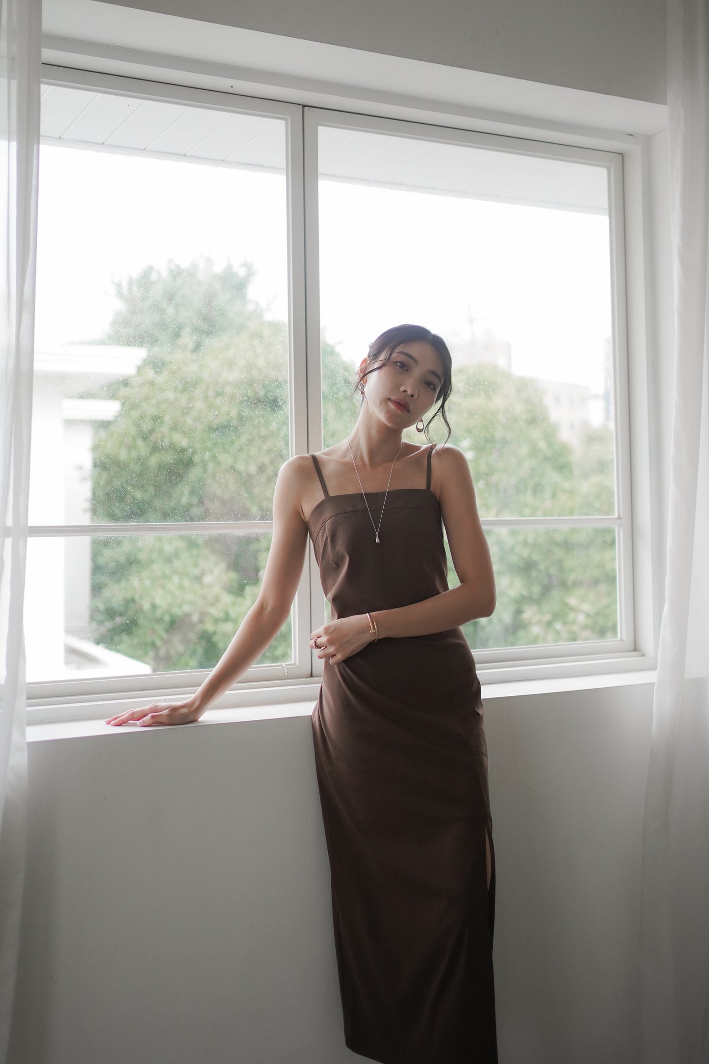 𝐒𝐞𝐩🇰🇷 【Kedi Made】 Slit Camisole Dress 〖布料造工升級！〗