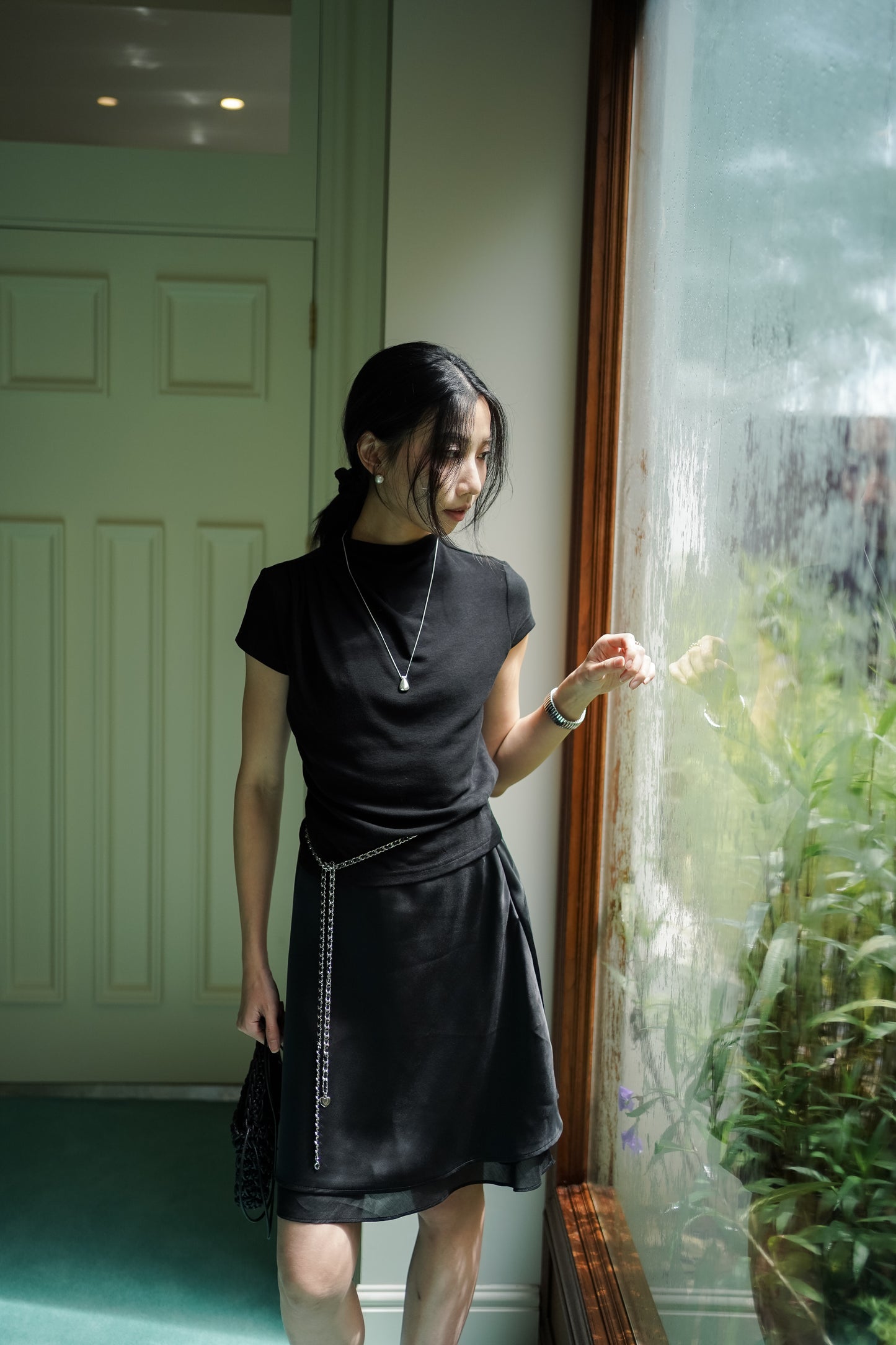 𝐒𝐞𝐩【修身Basics】Everyday High Neck Top
